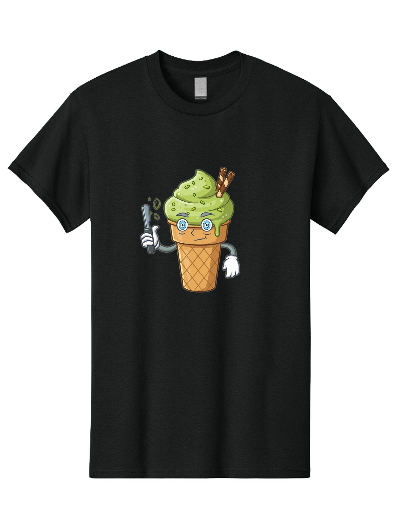 Matcha-Ice-Cream Men'S Graphic Tee, 100% Cotton, Comfortable Casual Summer Wear, Machine Washable, Vintage Camera, Old Camera, Antique Camera, Black Camera, Classic Photography, Photography Equipment, Nostalgic Device, Film Camera, Camera Art Bap700 12