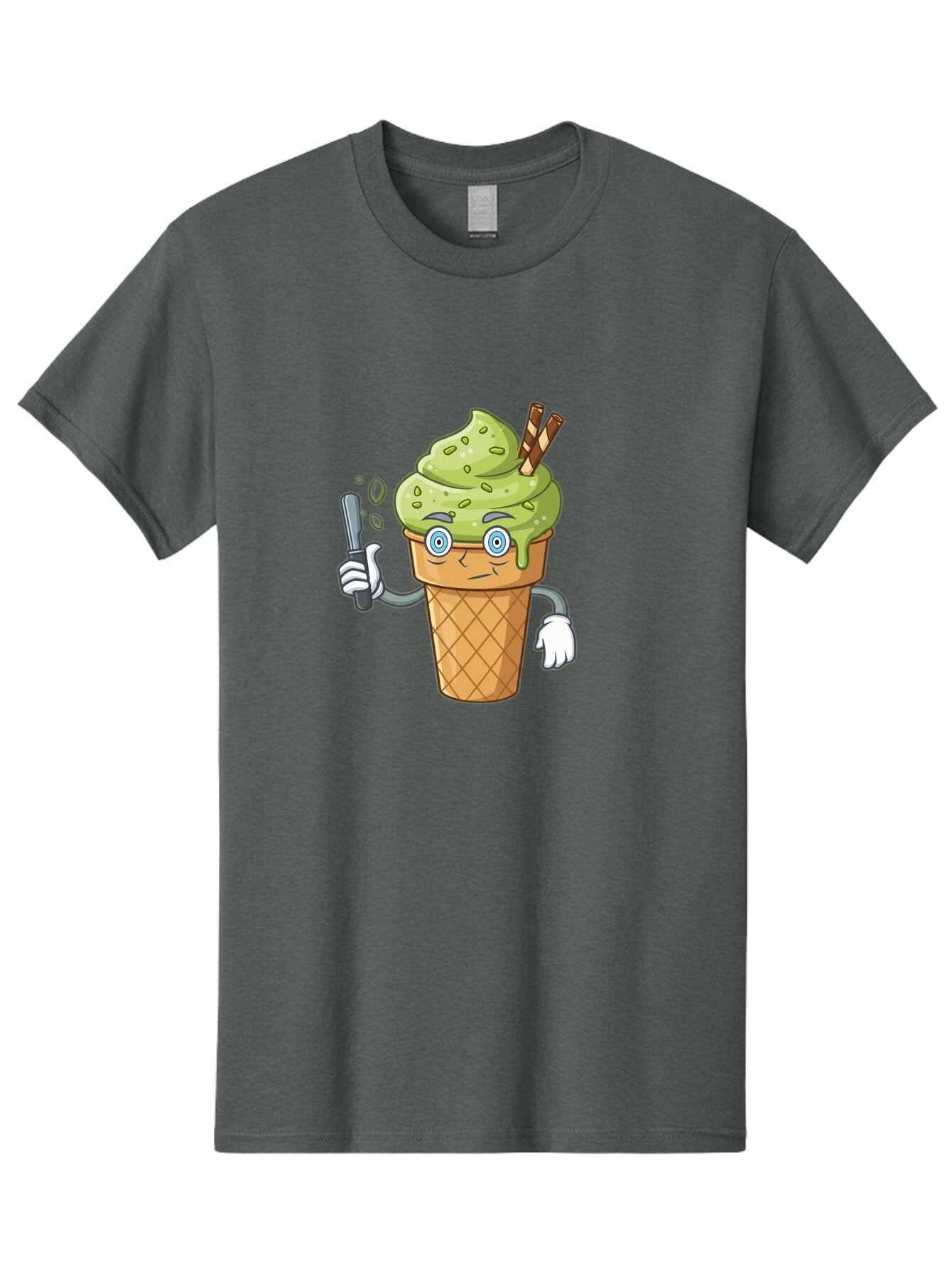 Matcha-Ice-Cream Men'S Graphic Tee, 100% Cotton, Comfortable Casual Summer Wear, Machine Washable, Vintage Camera, Old Camera, Antique Camera, Black Camera, Classic Photography, Photography Equipment, Nostalgic Device, Film Camera, Camera Art Bap700