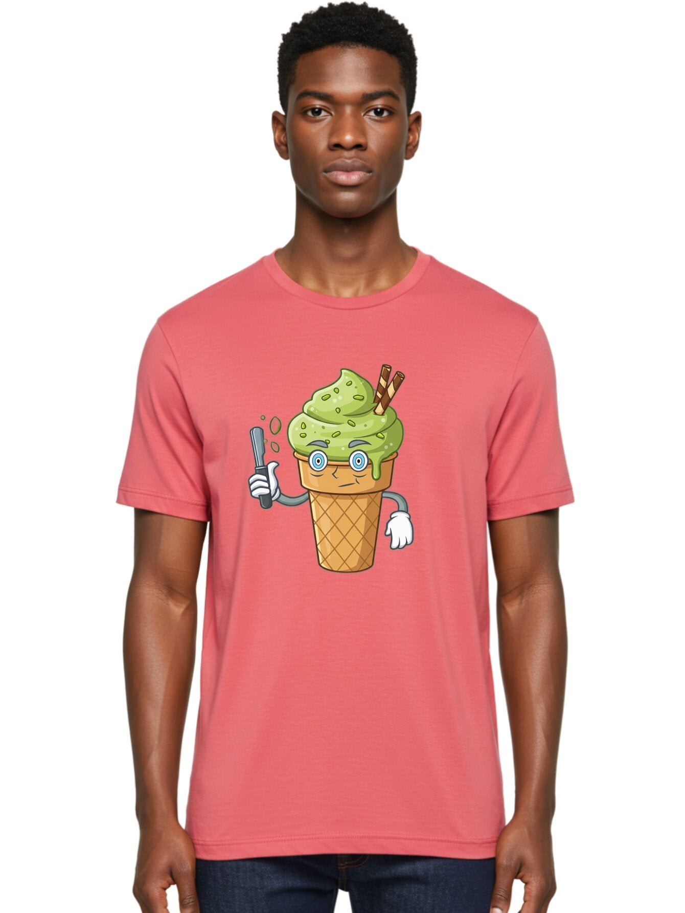 Matcha-Ice-Cream Men'S Graphic Tee, 100% Cotton, Comfortable Casual Summer Wear, Machine Washable, Vintage Camera, Old Camera, Antique Camera, Black Camera, Classic Photography, Photography Equipment, Nostalgic Device, Film Camera, Camera Art Bap700 19