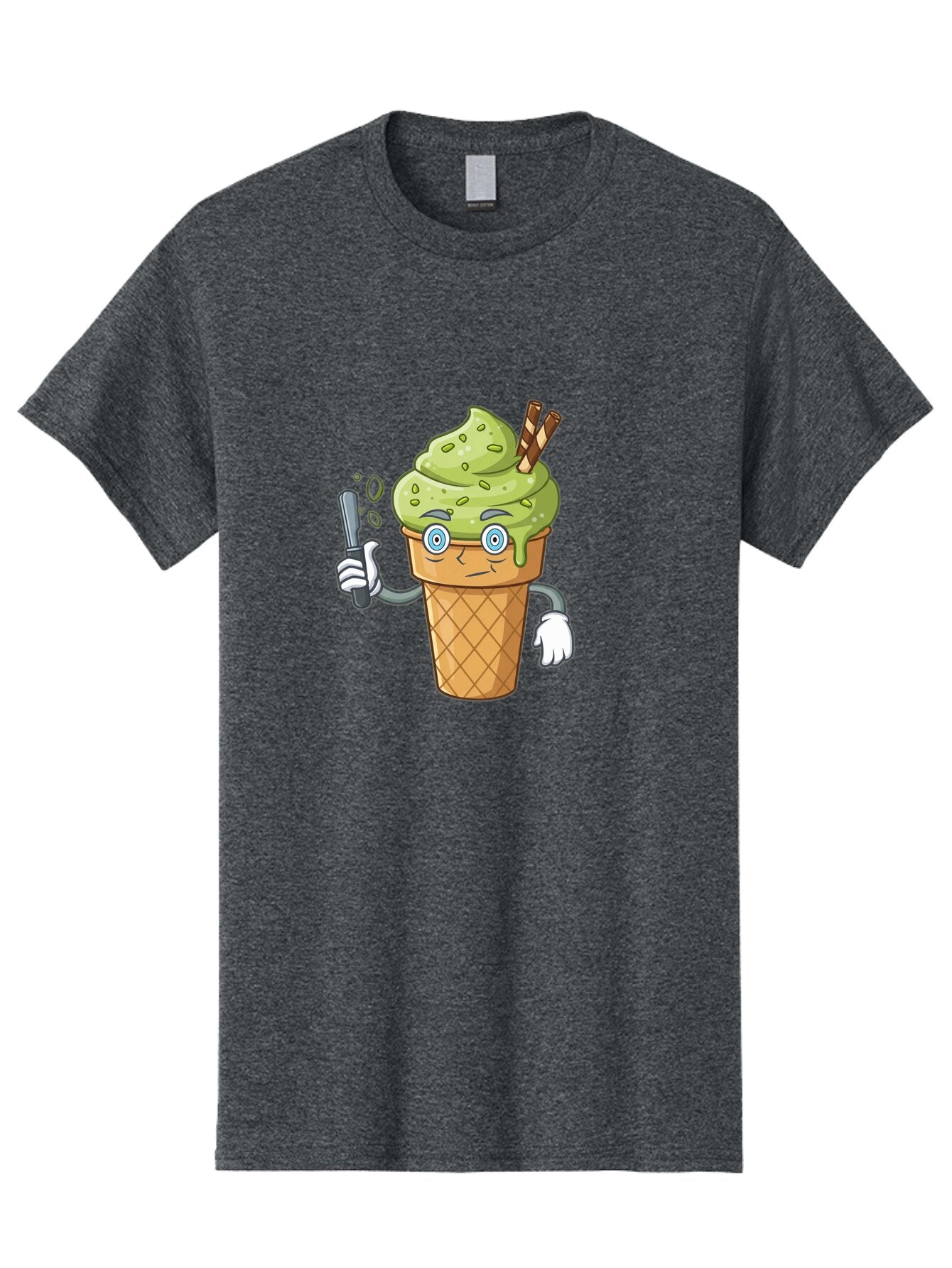 Matcha-Ice-Cream Men'S Graphic Tee, 100% Cotton, Comfortable Casual Summer Wear, Machine Washable, Vintage Camera, Old Camera, Antique Camera, Black Camera, Classic Photography, Photography Equipment, Nostalgic Device, Film Camera, Camera Art Bap700 6