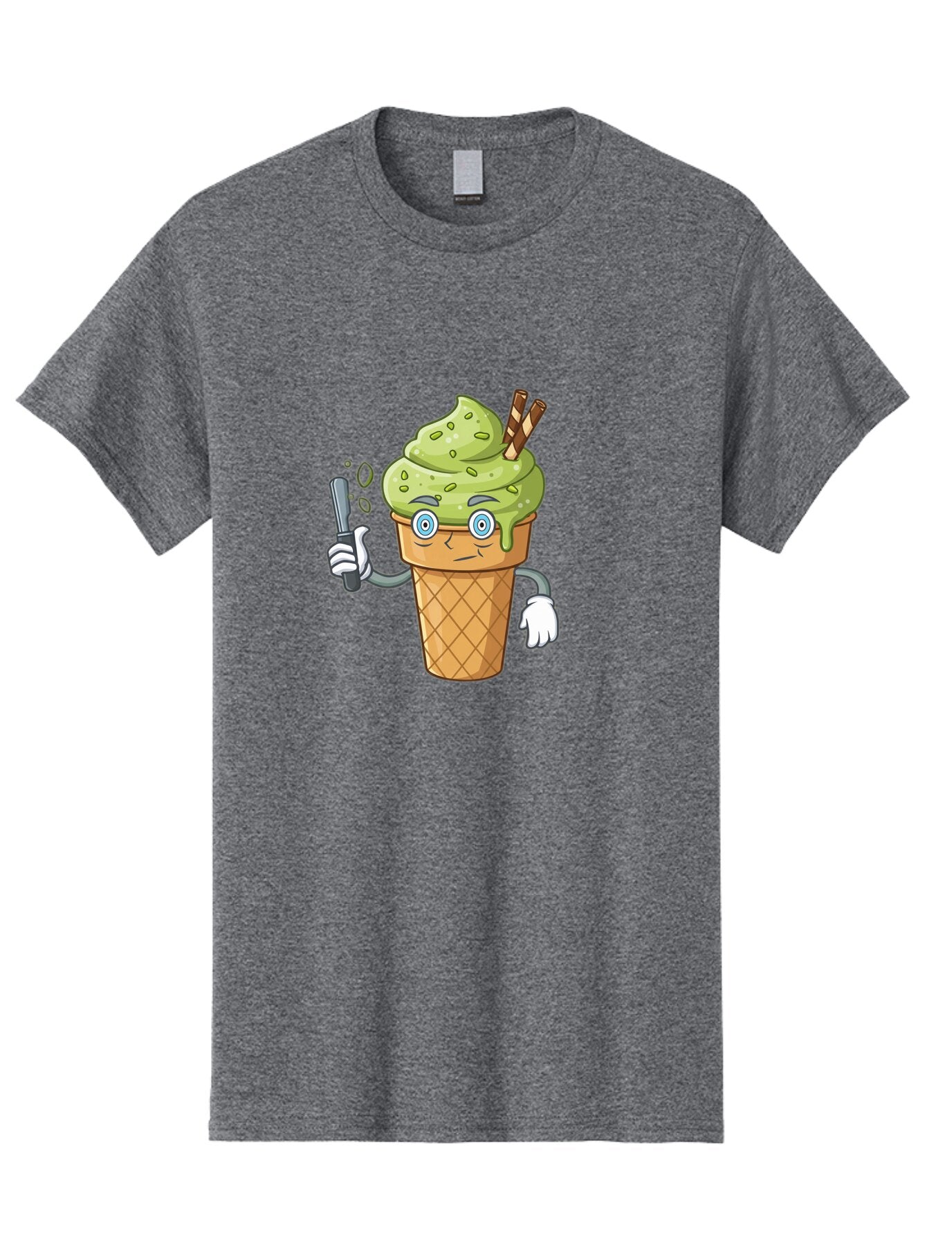 Matcha-Ice-Cream Men'S Graphic Tee, 100% Cotton, Comfortable Casual Summer Wear, Machine Washable, Vintage Camera, Old Camera, Antique Camera, Black Camera, Classic Photography, Photography Equipment, Nostalgic Device, Film Camera, Camera Art Bap700 3