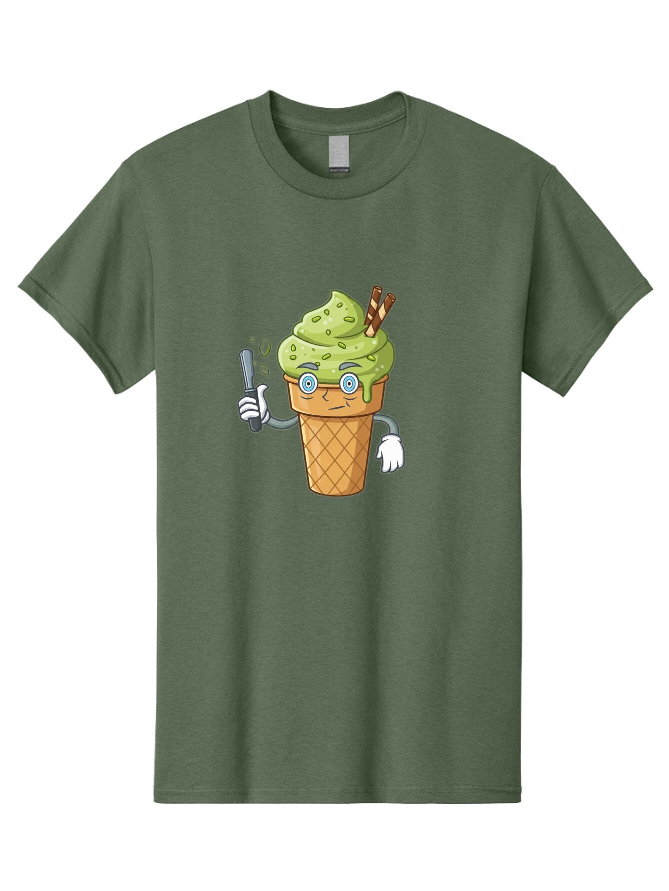 Matcha-Ice-Cream Men'S Graphic Tee, 100% Cotton, Comfortable Casual Summer Wear, Machine Washable, Vintage Camera, Old Camera, Antique Camera, Black Camera, Classic Photography, Photography Equipment, Nostalgic Device, Film Camera, Camera Art Bap700 11