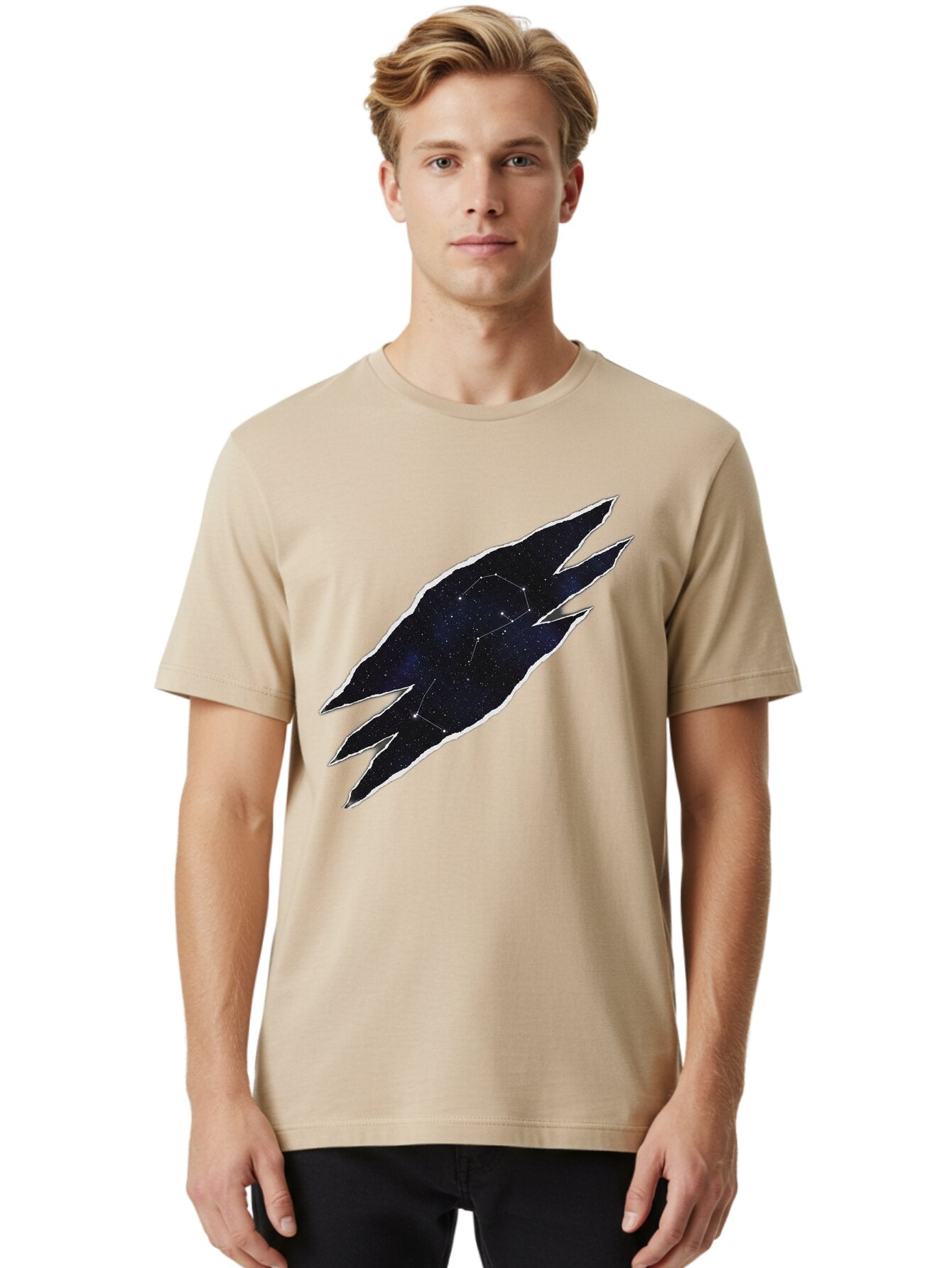 Orion-Constellation Men'S Graphic Tee, 100% Cotton, Comfortable Casual Summer Wear, Machine Washable, Vintage Camera, Old Camera, Antique Camera, Black Camera, Classic Photography, Photography Equipment, Nostalgic Device, Film Camera, Bap801 30