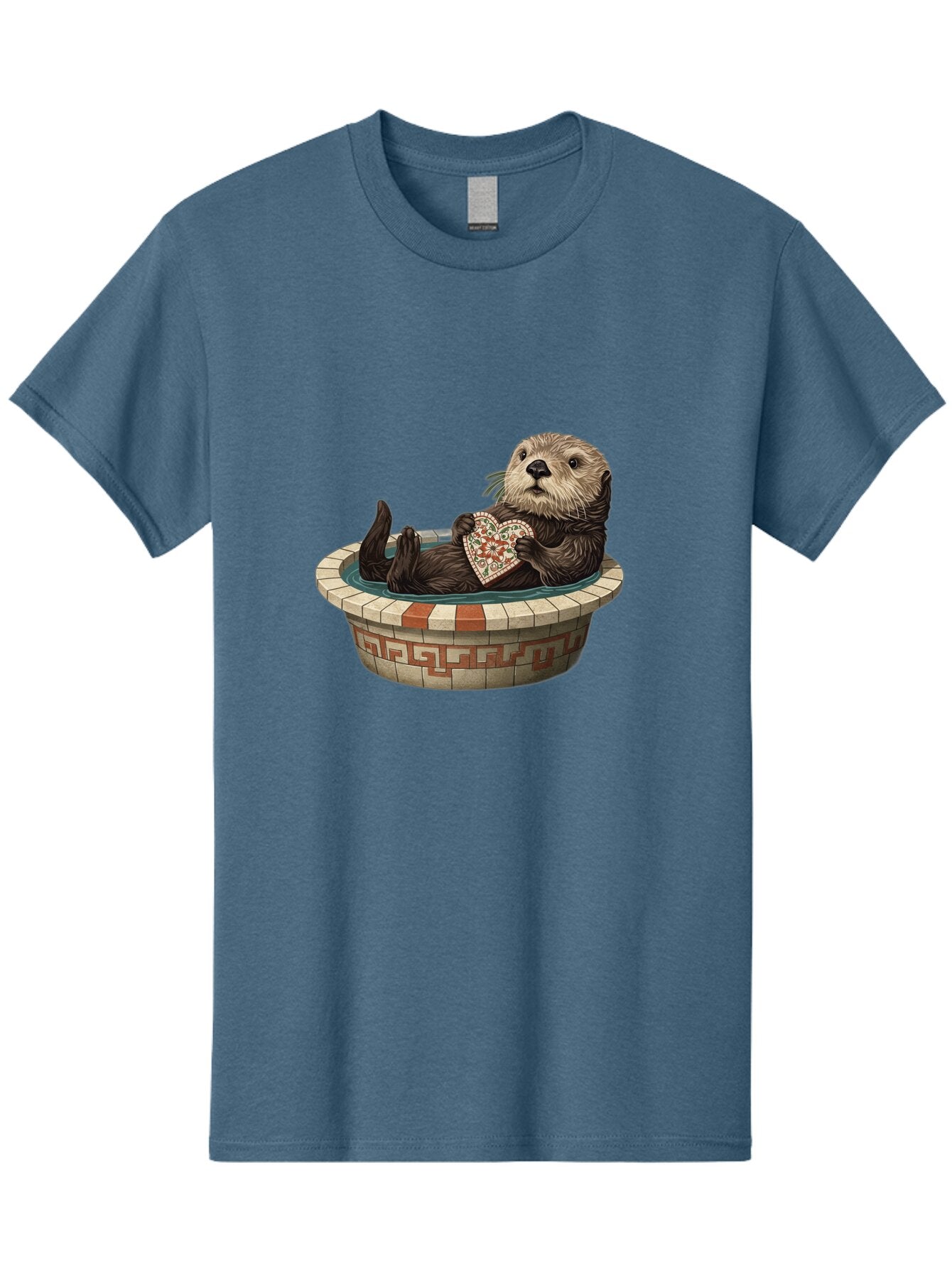 Otter-In-Tub-With-Heart Men'S Graphic Tee, 100% Cotton, Comfortable Casual Summer Wear, Machine Washable, Vintage Camera, Old Camera, Antique Camera, Black Camera, Classic Photography, Photography Equipment, Nostalgic Device, Film Camera, Bap809 8