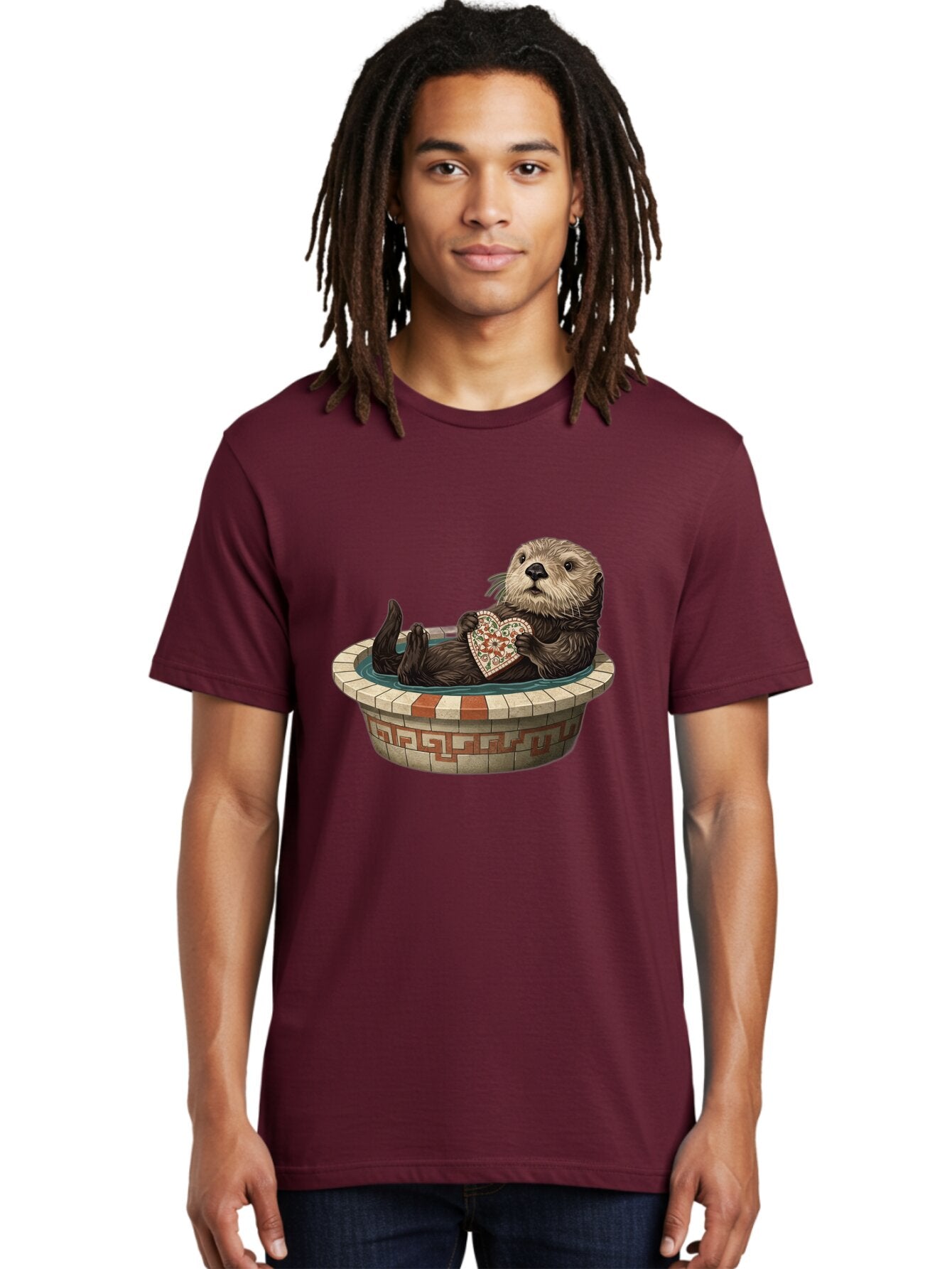Otter-In-Tub-With-Heart Men'S Graphic Tee, 100% Cotton, Comfortable Casual Summer Wear, Machine Washable, Vintage Camera, Old Camera, Antique Camera, Black Camera, Classic Photography, Photography Equipment, Nostalgic Device, Film Camera, Bap809 30