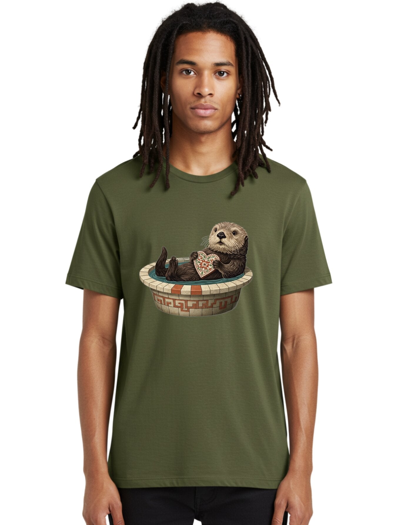 Otter-In-Tub-With-Heart Men'S Graphic Tee, 100% Cotton, Comfortable Casual Summer Wear, Machine Washable, Vintage Camera, Old Camera, Antique Camera, Black Camera, Classic Photography, Photography Equipment, Nostalgic Device, Film Camera, Bap809 29