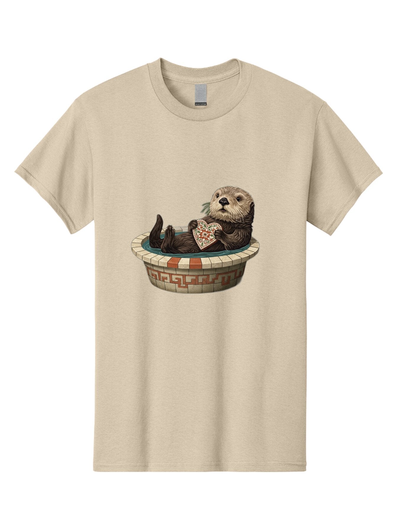 Otter-In-Tub-With-Heart Men'S Graphic Tee, 100% Cotton, Comfortable Casual Summer Wear, Machine Washable, Vintage Camera, Old Camera, Antique Camera, Black Camera, Classic Photography, Photography Equipment, Nostalgic Device, Film Camera, Bap809 11