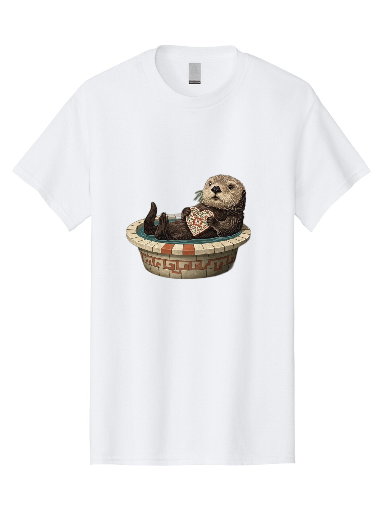 Otter-In-Tub-With-Heart Men'S Graphic Tee, 100% Cotton, Comfortable Casual Summer Wear, Machine Washable, Vintage Camera, Old Camera, Antique Camera, Black Camera, Classic Photography, Photography Equipment, Nostalgic Device, Film Camera, Bap809 12