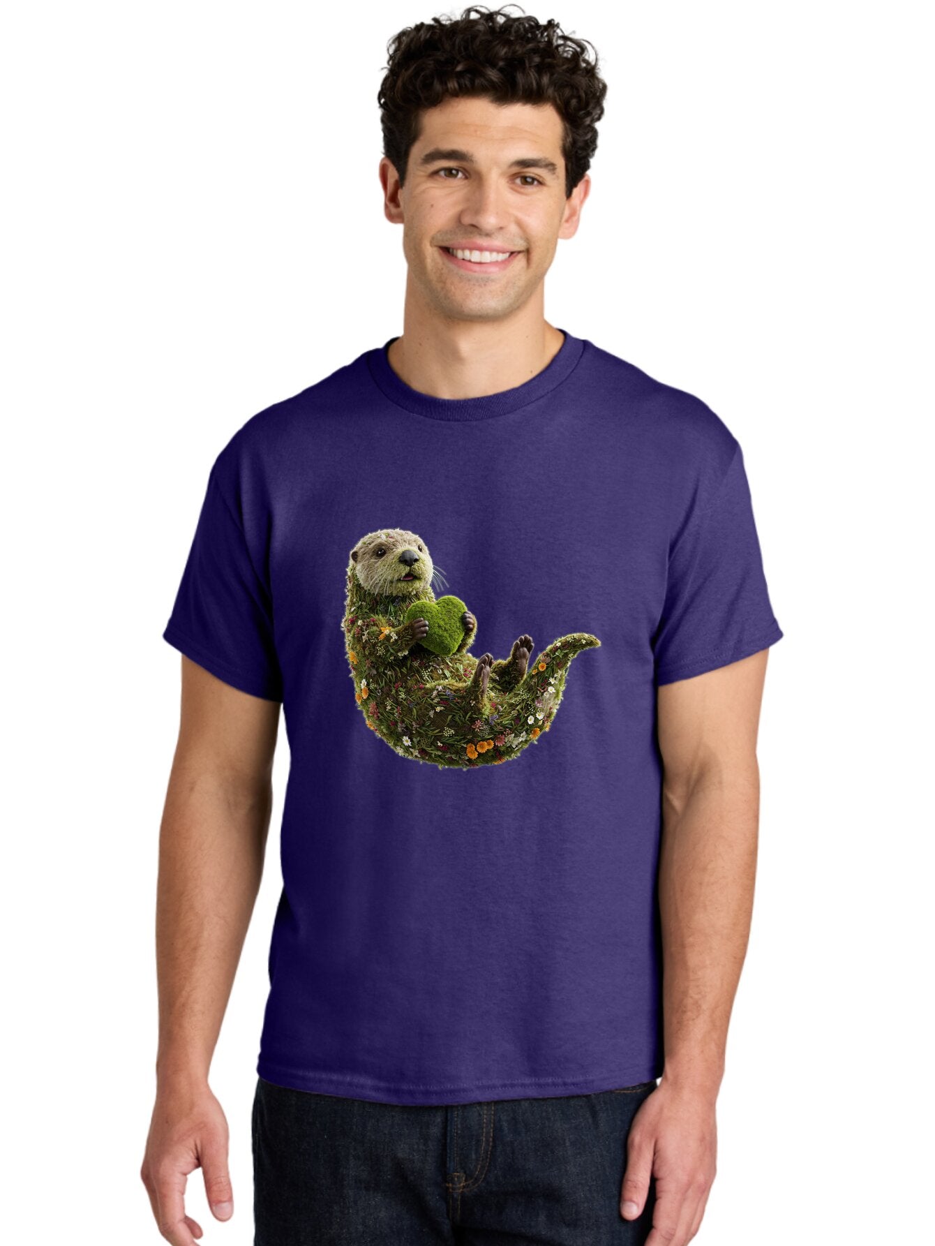 Otter-With-Heart-2 Men'S Graphic Tee, 100% Cotton, Comfortable Casual Summer Wear, Machine Washable, Vintage Camera, Old Camera, Antique Camera, Black Camera, Classic Photography, Photography Equipment, Nostalgic Device, Film Camera, Bap813 27