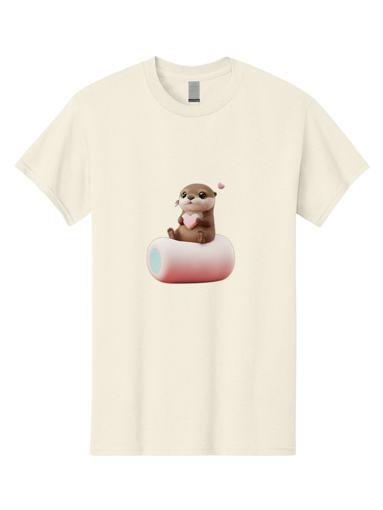 Otter-With-Heart-On-Roll Men'S Graphic Tee, 100% Cotton, Comfortable Casual Summer Wear, Machine Washable, Vintage Camera, Old Camera, Antique Camera, Black Camera, Classic Photography, Photography Equipment, Nostalgic Device, Film Camera, Bap816 14