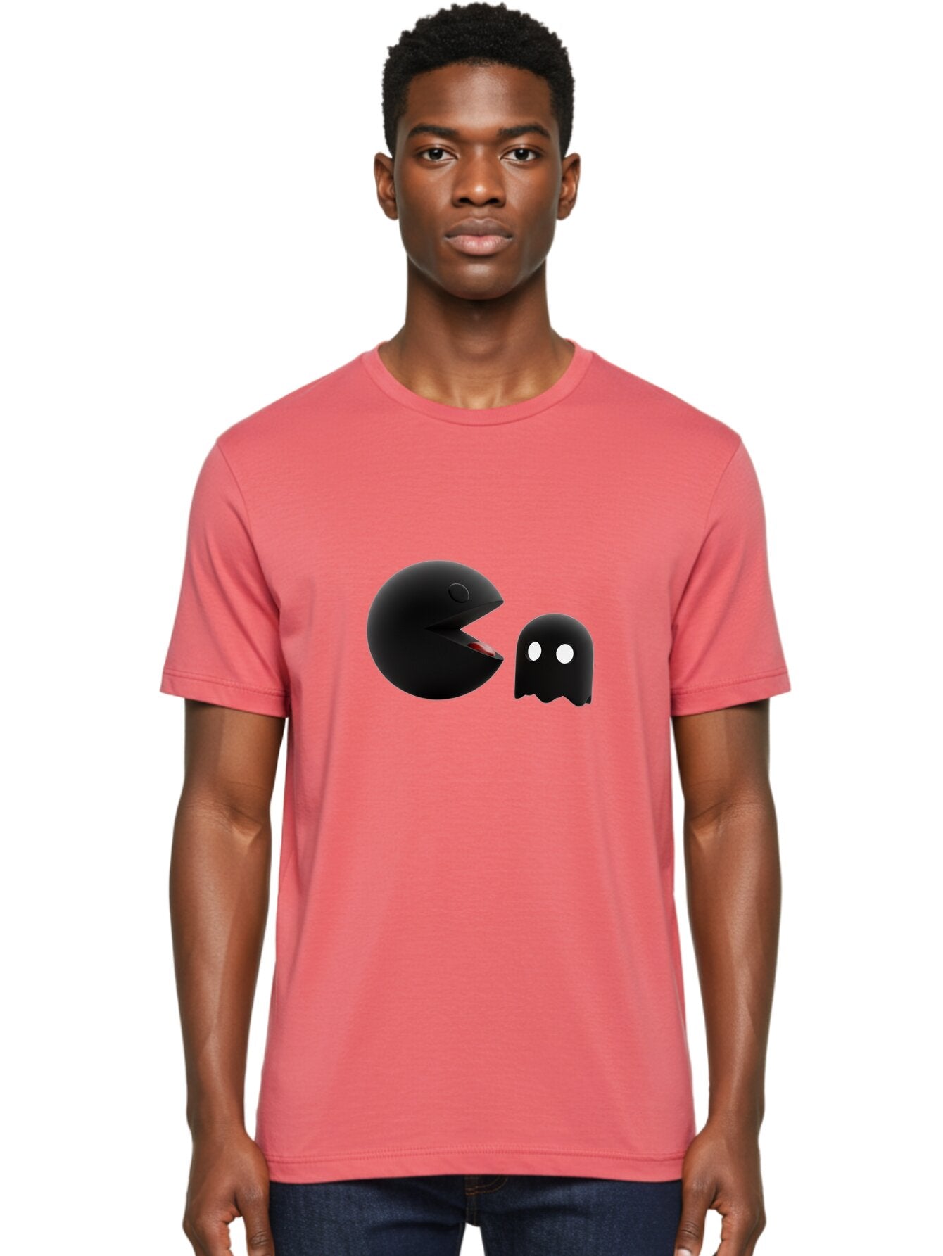 Pacman-And-Ghost Men'S Graphic Tee, 100% Cotton, Comfortable Casual Summer Wear, Machine Washable, Vintage Camera, Old Camera, Antique Camera, Black Camera, Classic Photography, Photography Equipment, Nostalgic Device, Film Camera, Camera Art Bap822 29
