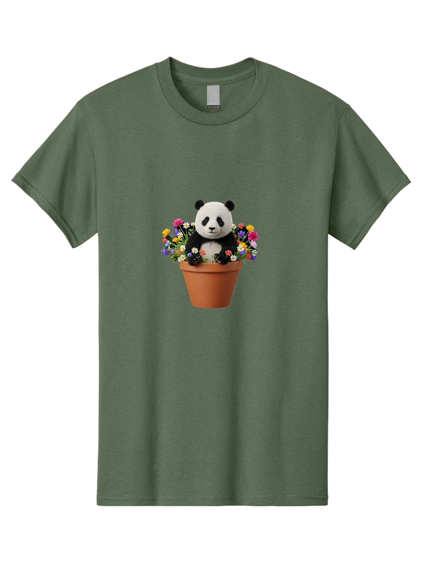Panda-In-Flower-Pot Men'S Graphic Tee, 100% Cotton, Comfortable Casual Summer Wear, Machine Washable, Vintage Camera, Old Camera, Antique Camera, Black Camera, Classic Photography, Photography Equipment, Nostalgic Device, Film Camera, Bap835 12