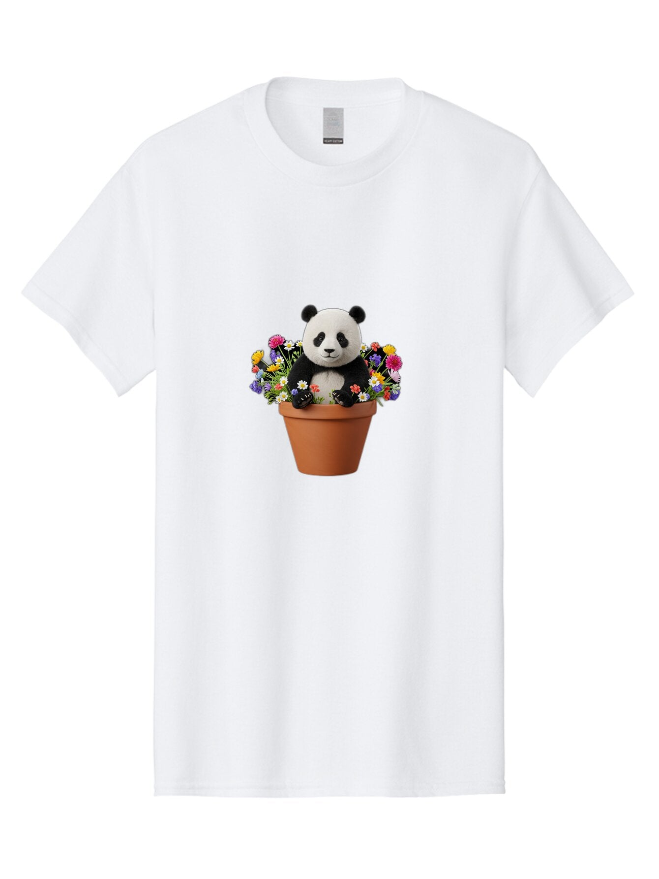 Panda-In-Flower-Pot Men'S Graphic Tee, 100% Cotton, Comfortable Casual Summer Wear, Machine Washable, Vintage Camera, Old Camera, Antique Camera, Black Camera, Classic Photography, Photography Equipment, Nostalgic Device, Film Camera, Bap835 8