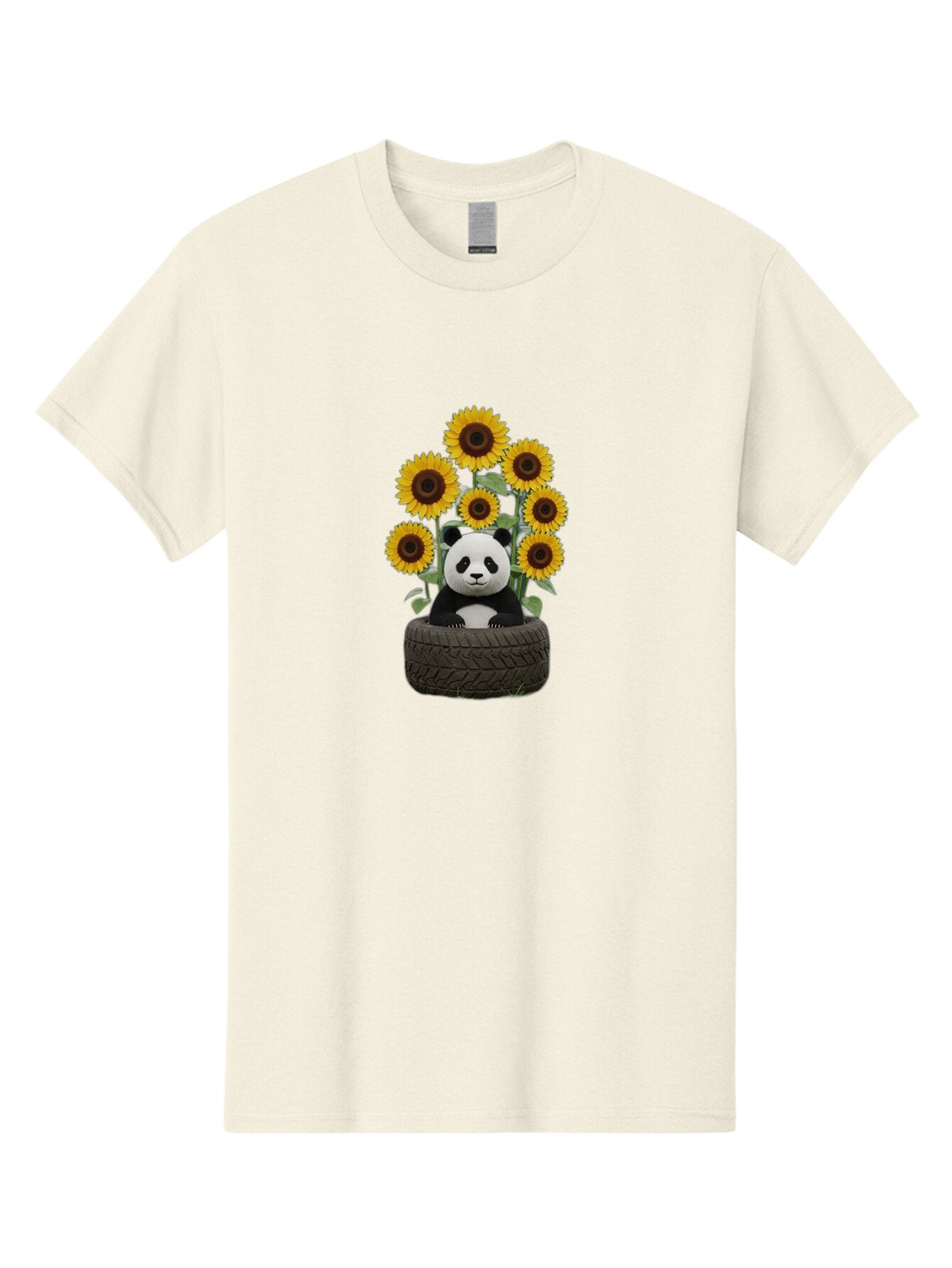 Panda-In-Tire-With-Sunflowers Men'S Graphic Tee, 100% Cotton, Comfortable Casual Summer Wear, Machine Washable, Vintage Camera, Old Camera, Antique Camera, Black Camera, Classic Photography, Photography Equipment, Nostalgic Device, Bap838