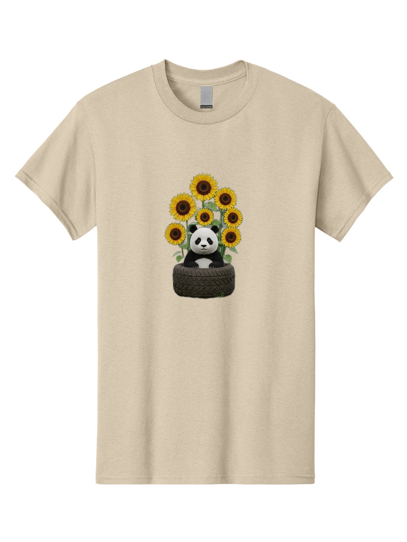 Panda-In-Tire-With-Sunflowers Men'S Graphic Tee, 100% Cotton, Comfortable Casual Summer Wear, Machine Washable, Vintage Camera, Old Camera, Antique Camera, Black Camera, Classic Photography, Photography Equipment, Nostalgic Device, Bap838 13