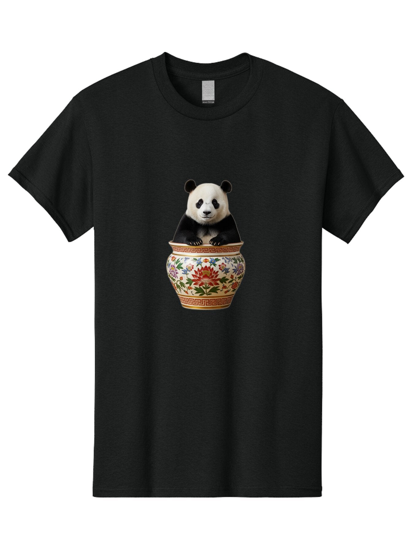 Panda-In-Vase Men'S Graphic Tee, 100% Cotton, Comfortable Casual Summer Wear, Machine Washable, Vintage Camera, Old Camera, Antique Camera, Black Camera, Classic Photography, Photography Equipment, Nostalgic Device, Film Camera, Camera Art Bap839 9