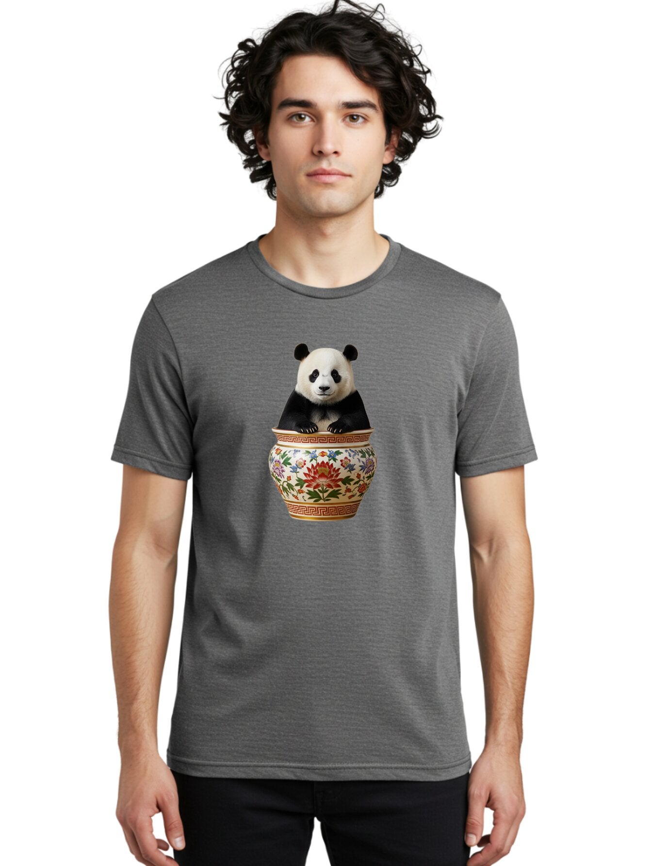 Panda-In-Vase Men'S Graphic Tee, 100% Cotton, Comfortable Casual Summer Wear, Machine Washable, Vintage Camera, Old Camera, Antique Camera, Black Camera, Classic Photography, Photography Equipment, Nostalgic Device, Film Camera, Camera Art Bap839 18