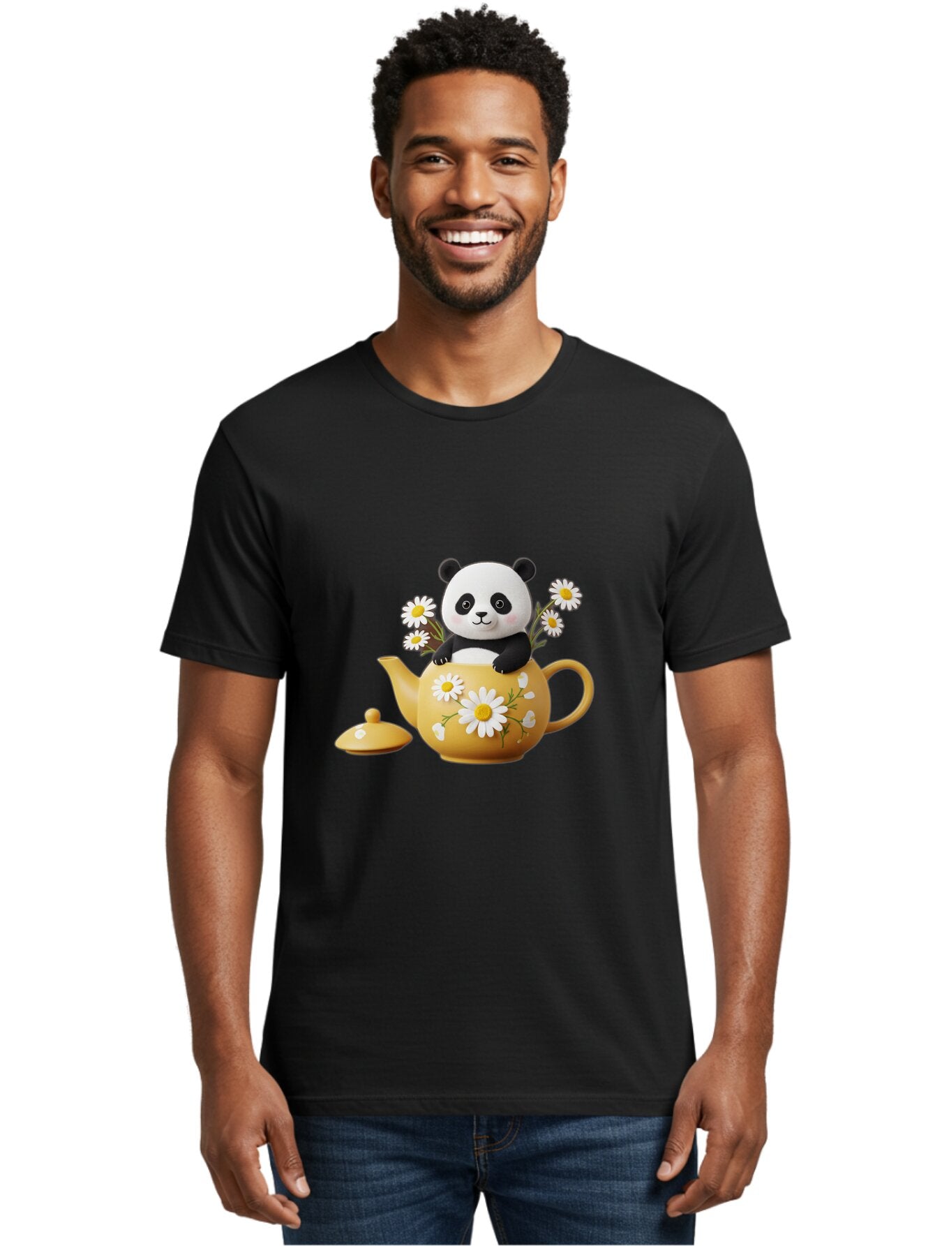 Panda-Teapot Men'S Graphic Tee, 100% Cotton, Comfortable Casual Summer Wear, Machine Washable, Vintage Camera, Old Camera, Antique Camera, Black Camera, Classic Photography, Photography Equipment, Nostalgic Device, Film Camera, Camera Art Bap842 28