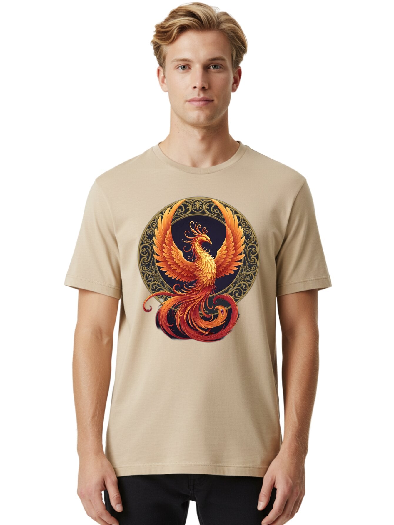 Phoenix-Emblem Men'S Graphic Tee, 100% Cotton, Comfortable Casual Summer Wear, Machine Washable, Vintage Camera, Old Camera, Antique Camera, Black Camera, Classic Photography, Photography Equipment, Nostalgic Device, Film Camera, Camera Art Bap852 26