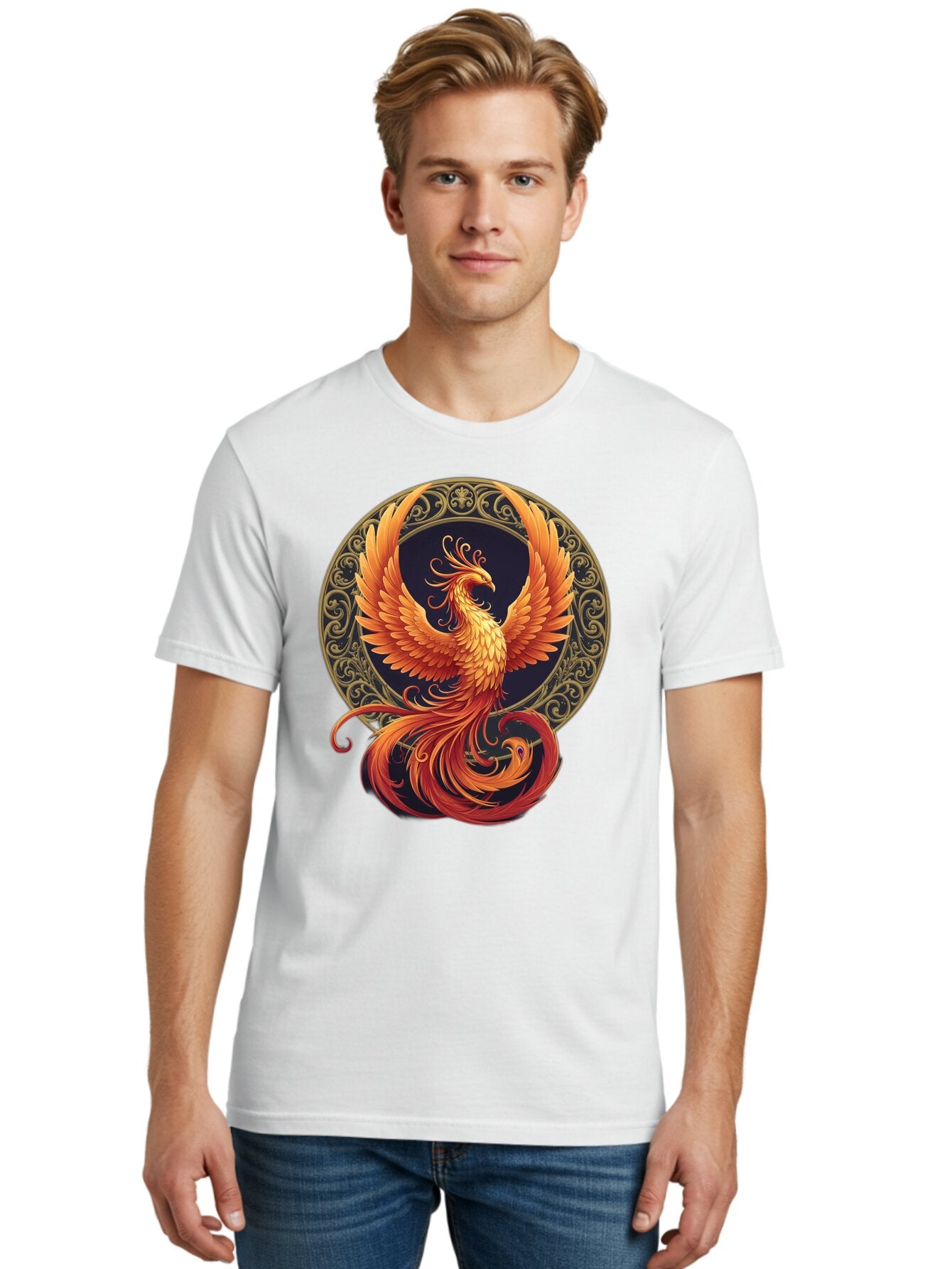 Phoenix-Emblem Men'S Graphic Tee, 100% Cotton, Comfortable Casual Summer Wear, Machine Washable, Vintage Camera, Old Camera, Antique Camera, Black Camera, Classic Photography, Photography Equipment, Nostalgic Device, Film Camera, Camera Art Bap852 16