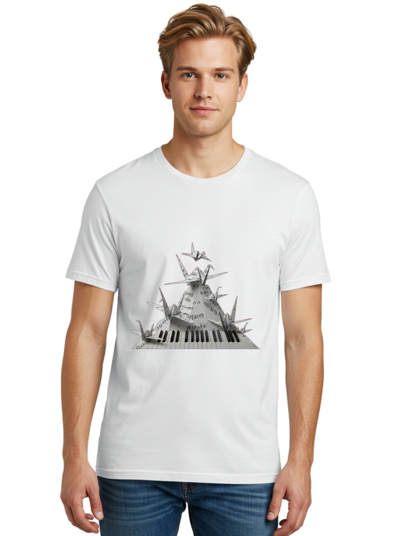 Piano-Origami Men'S Graphic Tee, 100% Cotton, Comfortable Casual Summer Wear, Machine Washable, Vintage Camera, Old Camera, Antique Camera, Black Camera, Classic Photography, Photography Equipment, Nostalgic Device, Film Camera, Camera Art Bap855 26