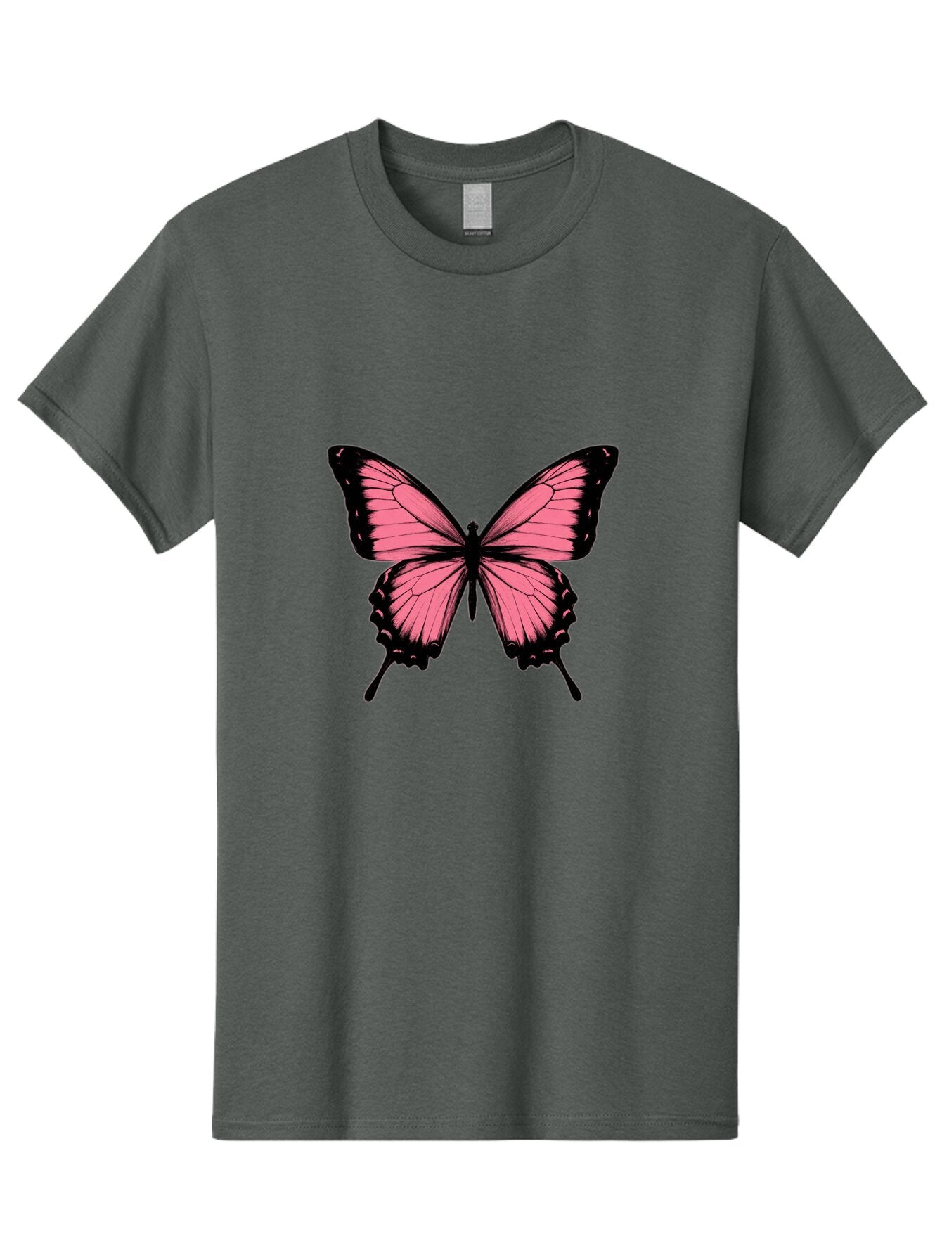 Pink-Butterfly Men'S Graphic Tee, 100% Cotton, Comfortable Casual Summer Wear, Machine Washable, Vintage Camera, Old Camera, Antique Camera, Black Camera, Classic Photography, Photography Equipment, Nostalgic Device, Film Camera, Camera Art Bap859 6