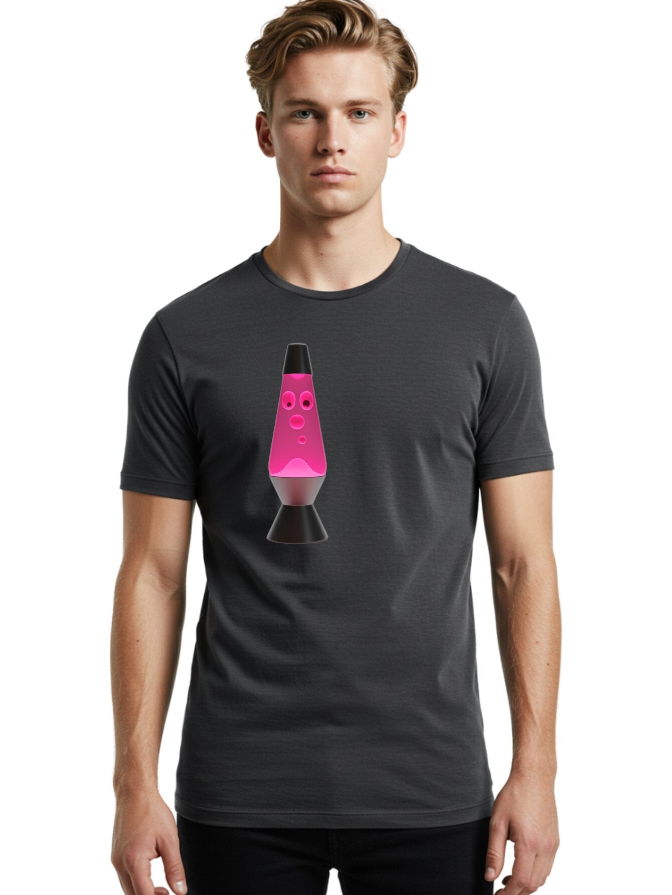 Pink-Lava-Lamp Men'S Graphic Tee, 100% Cotton, Comfortable Casual Summer Wear, Machine Washable, Vintage Camera, Old Camera, Antique Camera, Black Camera, Classic Photography, Photography Equipment, Nostalgic Device, Film Camera, Camera Art Bap862 21