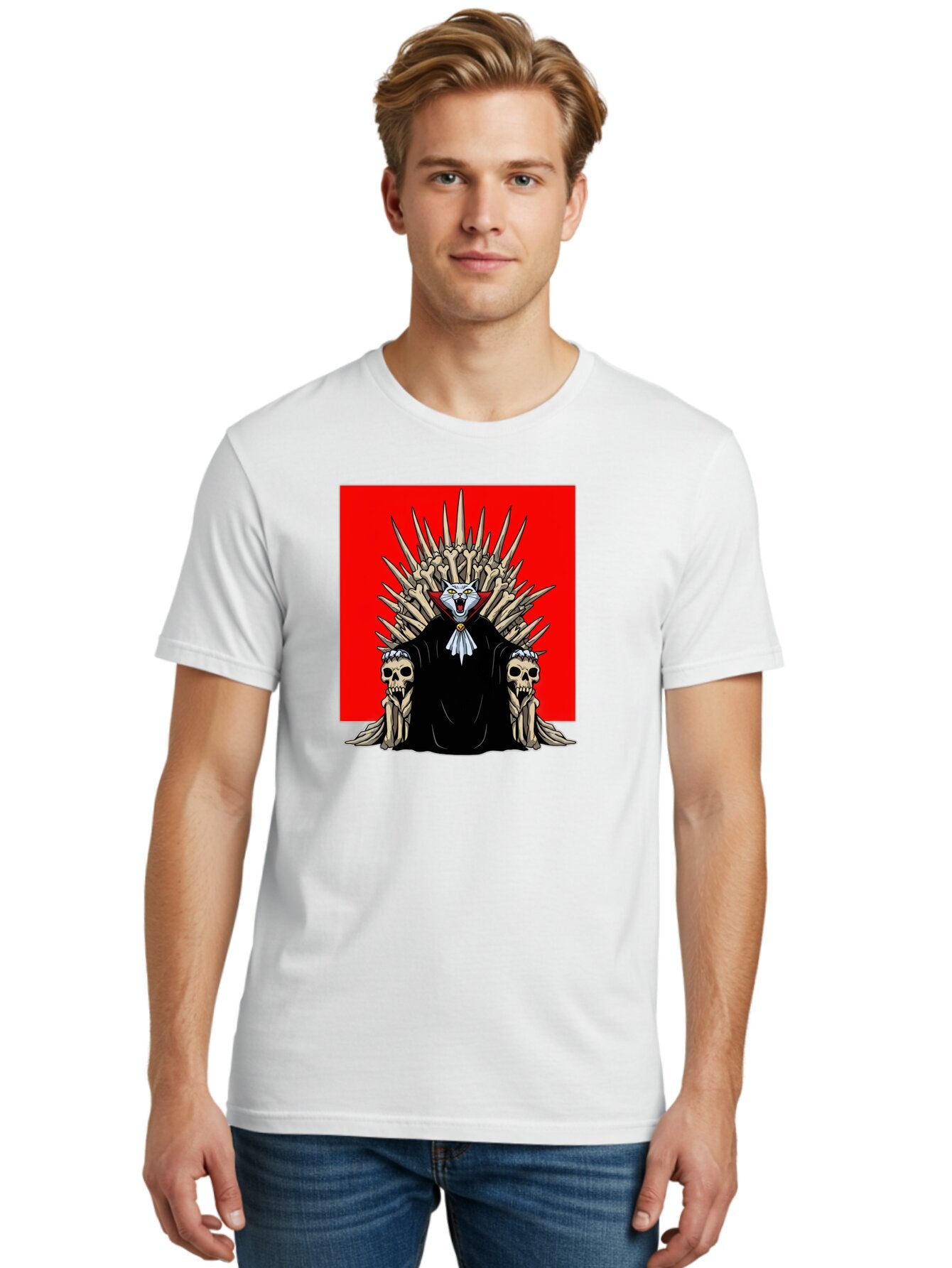 Pope-Cat-Sede-Vacante Men'S Graphic Tee, 100% Cotton, Comfortable Casual Summer Wear, Machine Washable, Vintage Camera, Old Camera, Antique Camera, Black Camera, Classic Photography, Photography Equipment, Nostalgic Device, Film Camera, Bap875 17