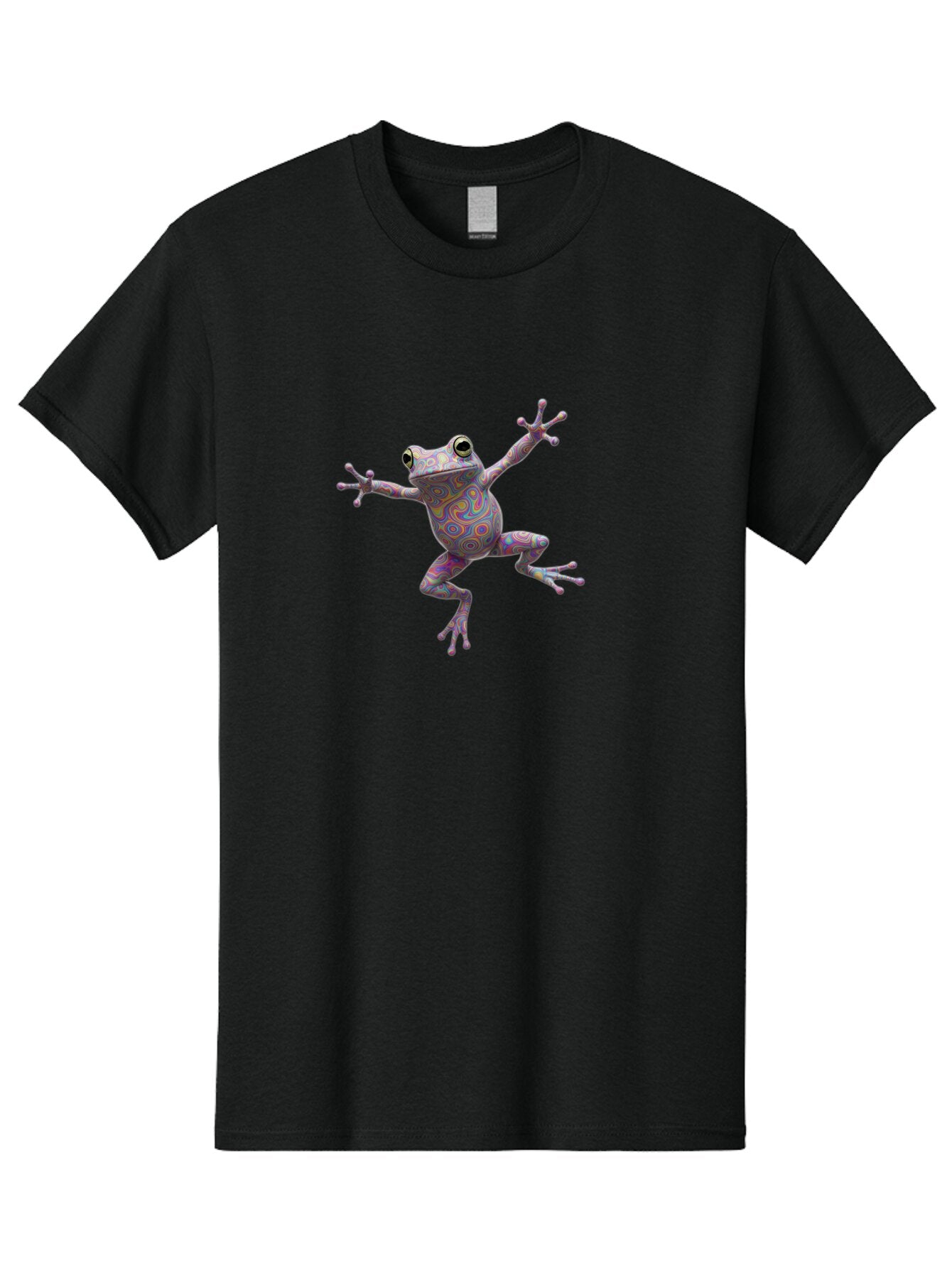 Psychedelic-Frog Men'S Graphic Tee, 100% Cotton, Comfortable Casual Summer Wear, Machine Washable, Vintage Camera, Old Camera, Antique Camera, Black Camera, Classic Photography, Photography Equipment, Nostalgic Device, Film Camera, Camera Art Bap879 7