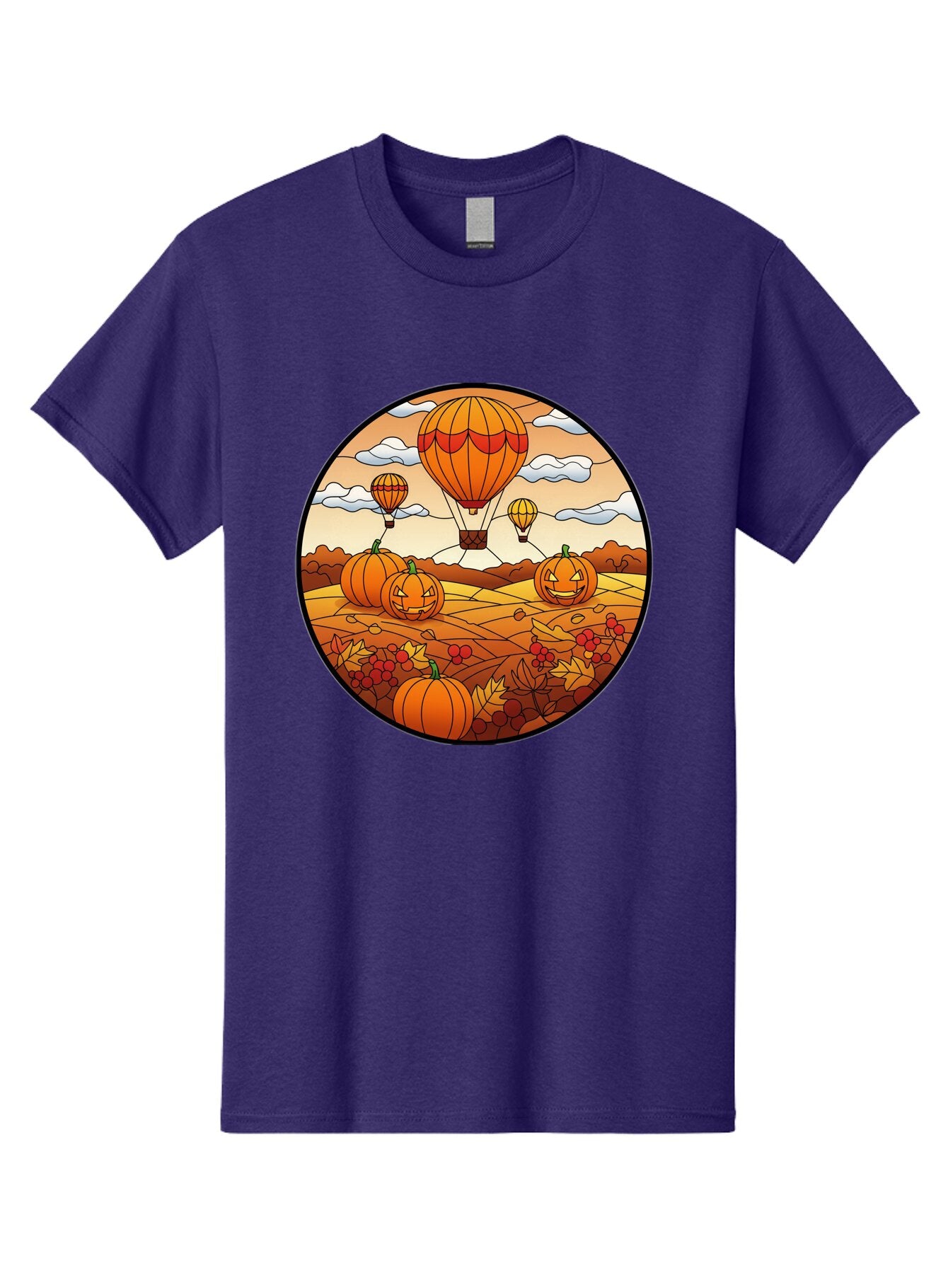Pumpkins-And-Hot-Air-Balloons Men'S Graphic Tee, 100% Cotton, Comfortable Casual Summer Wear, Machine Washable, Vintage Camera, Old Camera, Antique Camera, Black Camera, Classic Photography, Photography Equipment, Nostalgic Device, Bap880 4