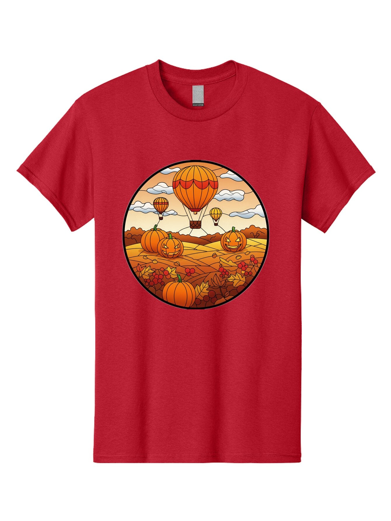 Pumpkins-And-Hot-Air-Balloons Men'S Graphic Tee, 100% Cotton, Comfortable Casual Summer Wear, Machine Washable, Vintage Camera, Old Camera, Antique Camera, Black Camera, Classic Photography, Photography Equipment, Nostalgic Device, Bap880 14