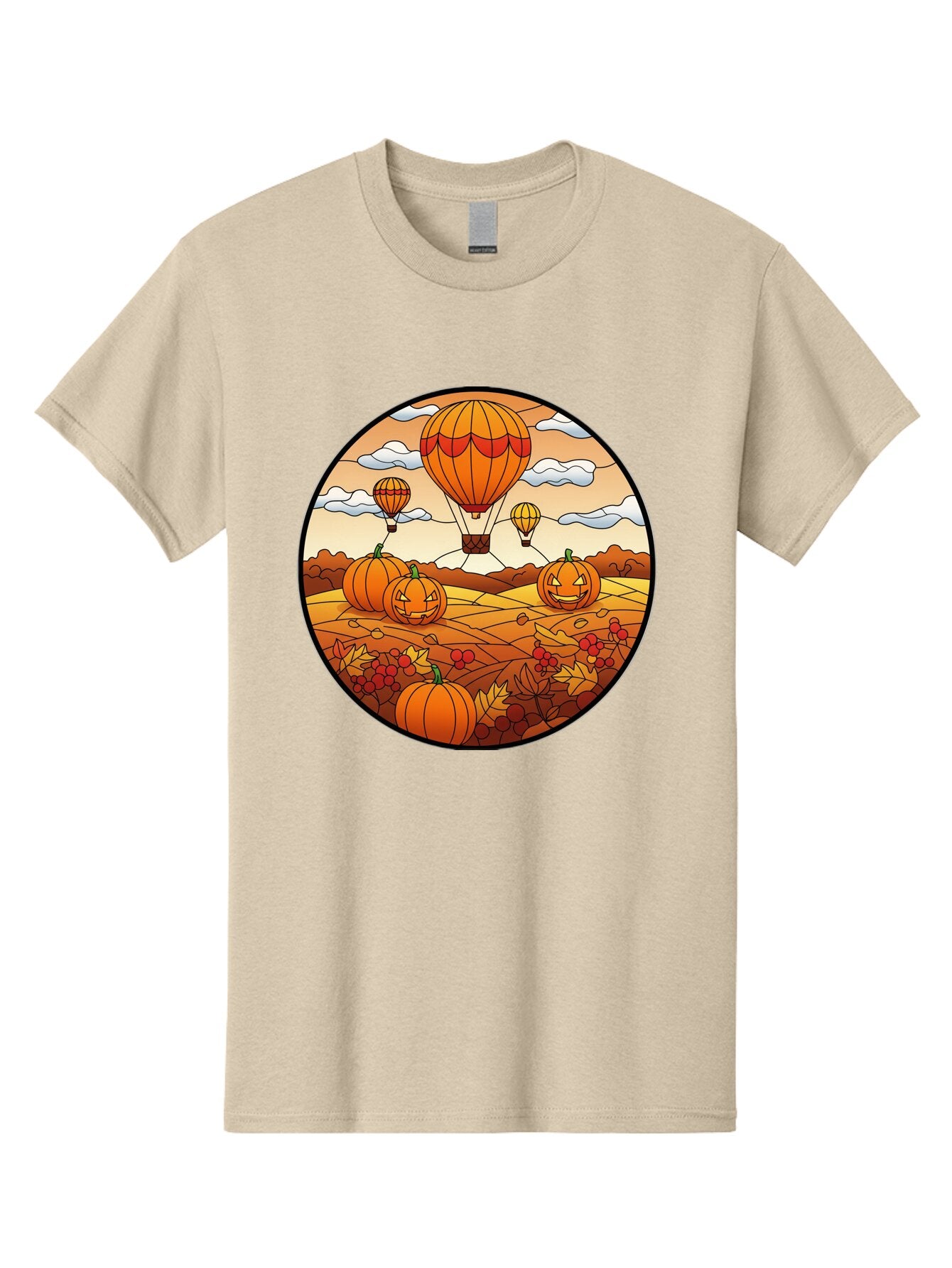 Pumpkins-And-Hot-Air-Balloons Men'S Graphic Tee, 100% Cotton, Comfortable Casual Summer Wear, Machine Washable, Vintage Camera, Old Camera, Antique Camera, Black Camera, Classic Photography, Photography Equipment, Nostalgic Device, Bap880 6