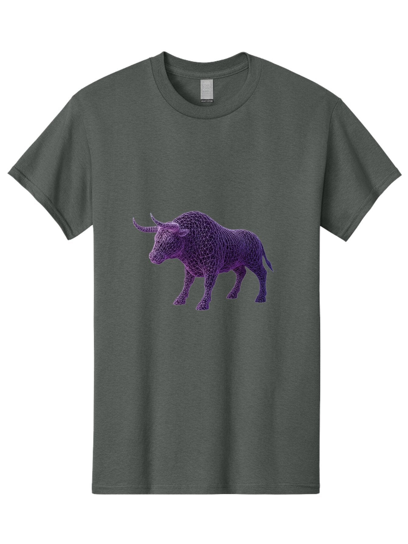 Purple-Bull-Wireframe Men'S Graphic Tee, 100% Cotton, Comfortable Casual Summer Wear, Machine Washable, Vintage Camera, Old Camera, Antique Camera, Black Camera, Classic Photography, Photography Equipment, Nostalgic Device, Film Camera, Bap883 12
