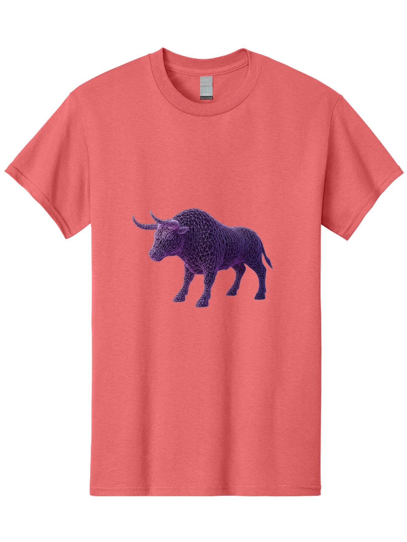 Purple-Bull-Wireframe Men'S Graphic Tee, 100% Cotton, Comfortable Casual Summer Wear, Machine Washable, Vintage Camera, Old Camera, Antique Camera, Black Camera, Classic Photography, Photography Equipment, Nostalgic Device, Film Camera, Bap883 11