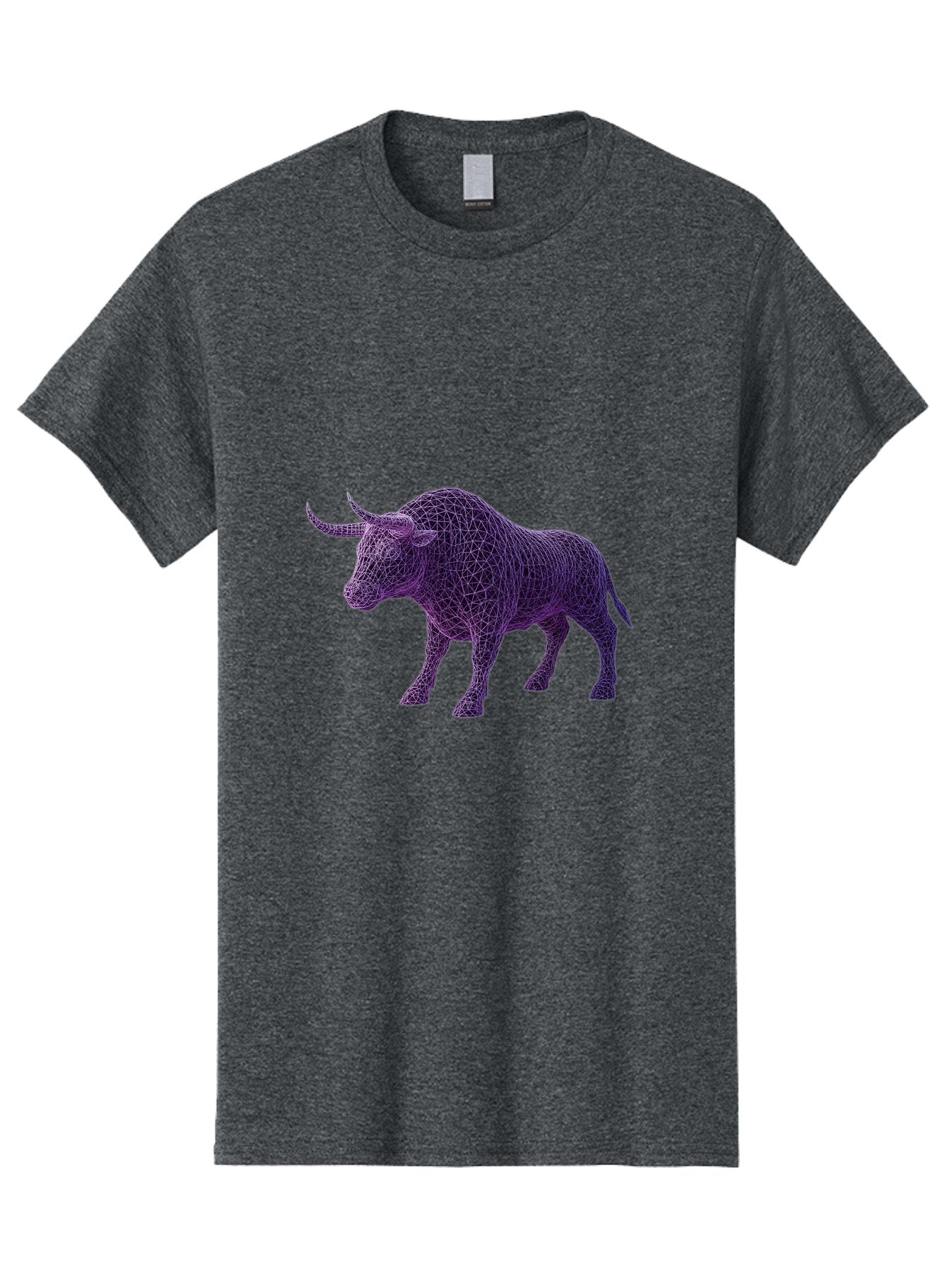 Purple-Bull-Wireframe Men'S Graphic Tee, 100% Cotton, Comfortable Casual Summer Wear, Machine Washable, Vintage Camera, Old Camera, Antique Camera, Black Camera, Classic Photography, Photography Equipment, Nostalgic Device, Film Camera, Bap883 4