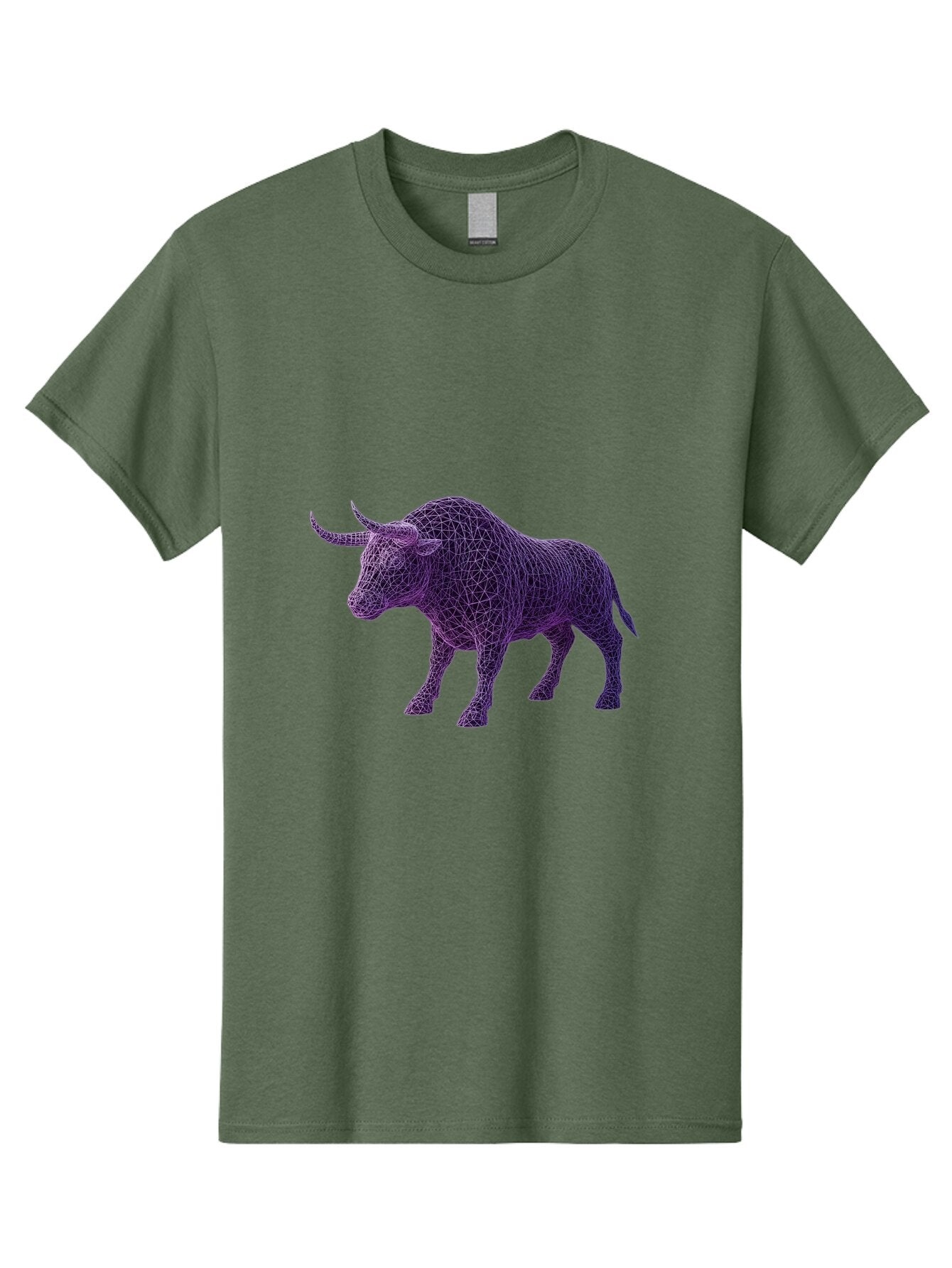Purple-Bull-Wireframe Men'S Graphic Tee, 100% Cotton, Comfortable Casual Summer Wear, Machine Washable, Vintage Camera, Old Camera, Antique Camera, Black Camera, Classic Photography, Photography Equipment, Nostalgic Device, Film Camera, Bap883 10