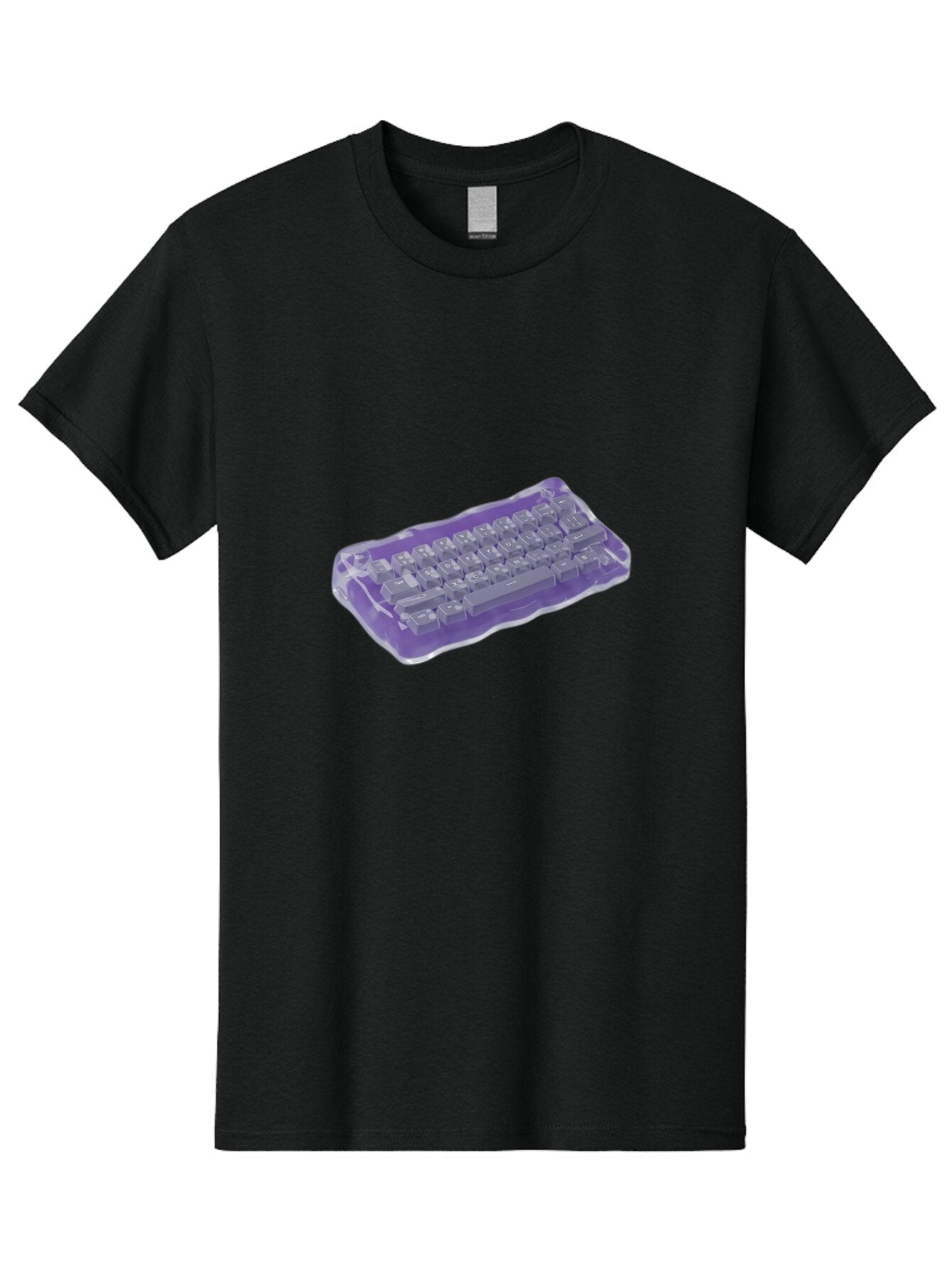 Purple-Keyboard-In-Jelly Men'S Graphic Tee, 100% Cotton, Comfortable Casual Summer Wear, Machine Washable, Vintage Camera, Old Camera, Antique Camera, Black Camera, Classic Photography, Photography Equipment, Nostalgic Device, Film Camera, Bap884 6