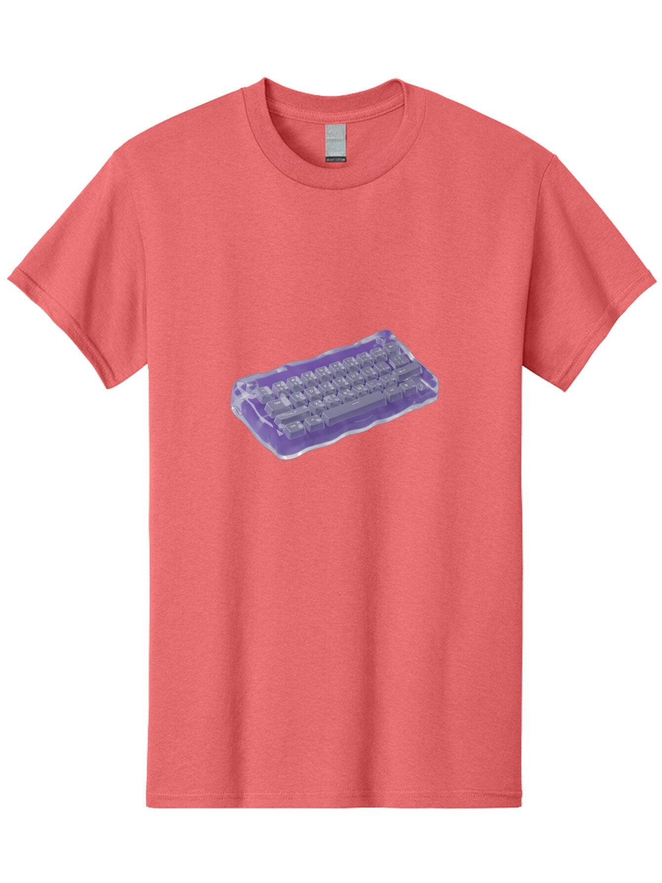 Purple-Keyboard-In-Jelly Men'S Graphic Tee, 100% Cotton, Comfortable Casual Summer Wear, Machine Washable, Vintage Camera, Old Camera, Antique Camera, Black Camera, Classic Photography, Photography Equipment, Nostalgic Device, Film Camera, Bap884 9