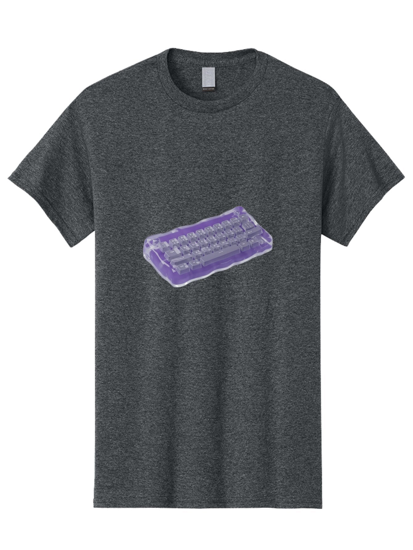 Purple-Keyboard-In-Jelly Men'S Graphic Tee, 100% Cotton, Comfortable Casual Summer Wear, Machine Washable, Vintage Camera, Old Camera, Antique Camera, Black Camera, Classic Photography, Photography Equipment, Nostalgic Device, Film Camera, Bap884 8