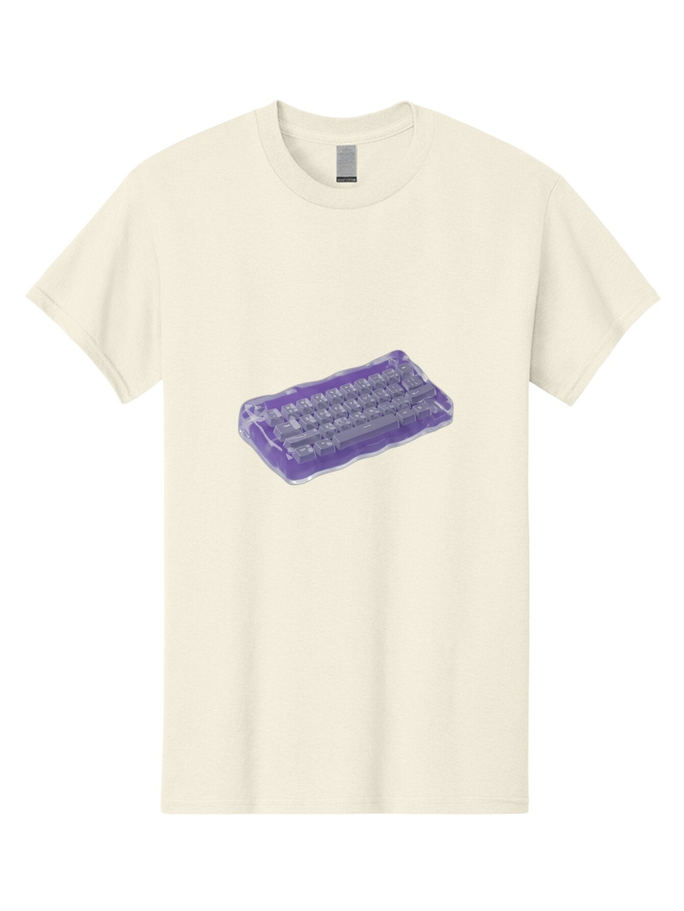 Purple-Keyboard-In-Jelly Men'S Graphic Tee, 100% Cotton, Comfortable Casual Summer Wear, Machine Washable, Vintage Camera, Old Camera, Antique Camera, Black Camera, Classic Photography, Photography Equipment, Nostalgic Device, Film Camera, Bap884 4