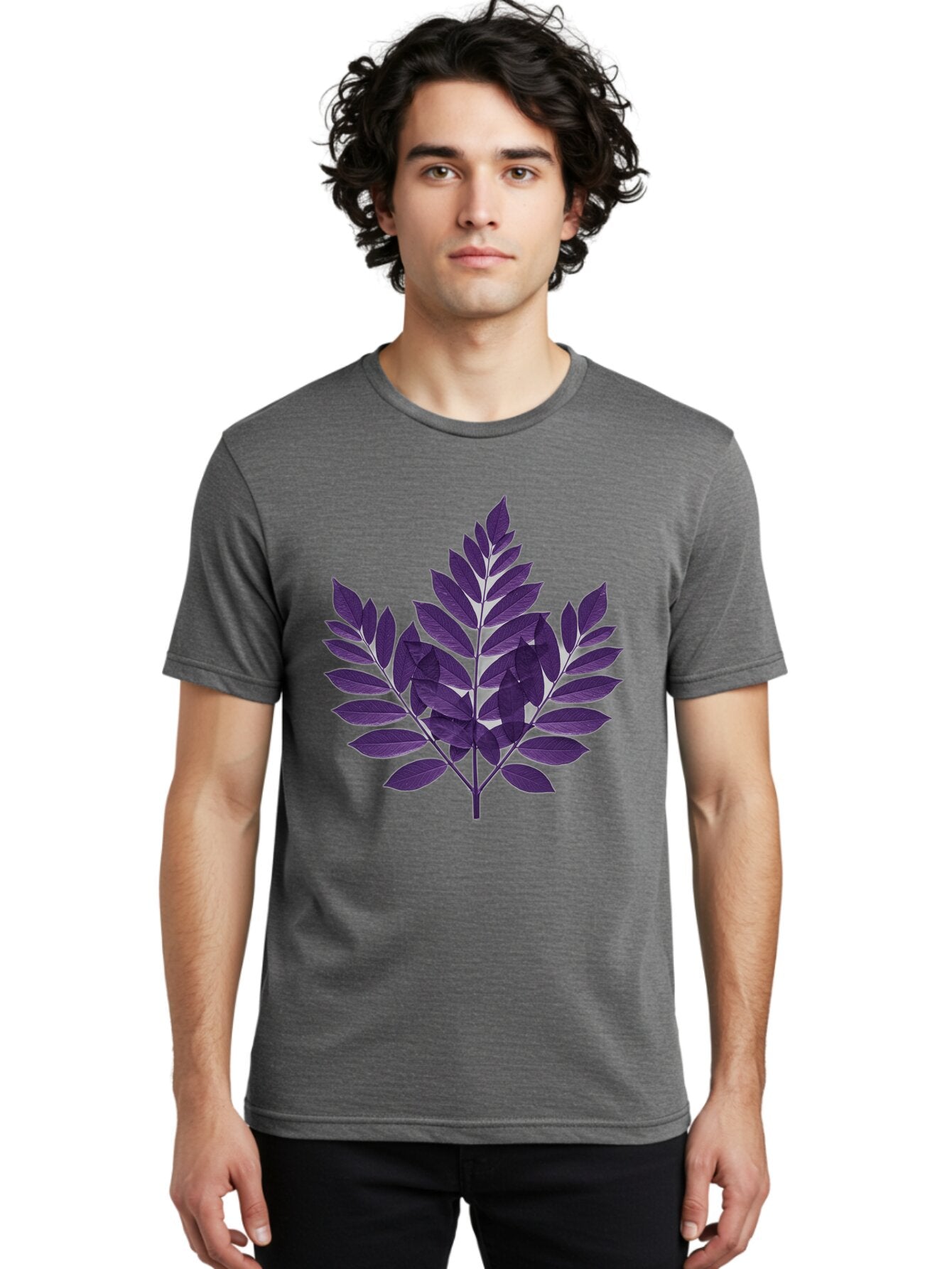Purple-Leafy-Branch Men'S Graphic Tee, 100% Cotton, Comfortable Casual Summer Wear, Machine Washable, Vintage Camera, Old Camera, Antique Camera, Black Camera, Classic Photography, Photography Equipment, Nostalgic Device, Film Camera, Bap885 18