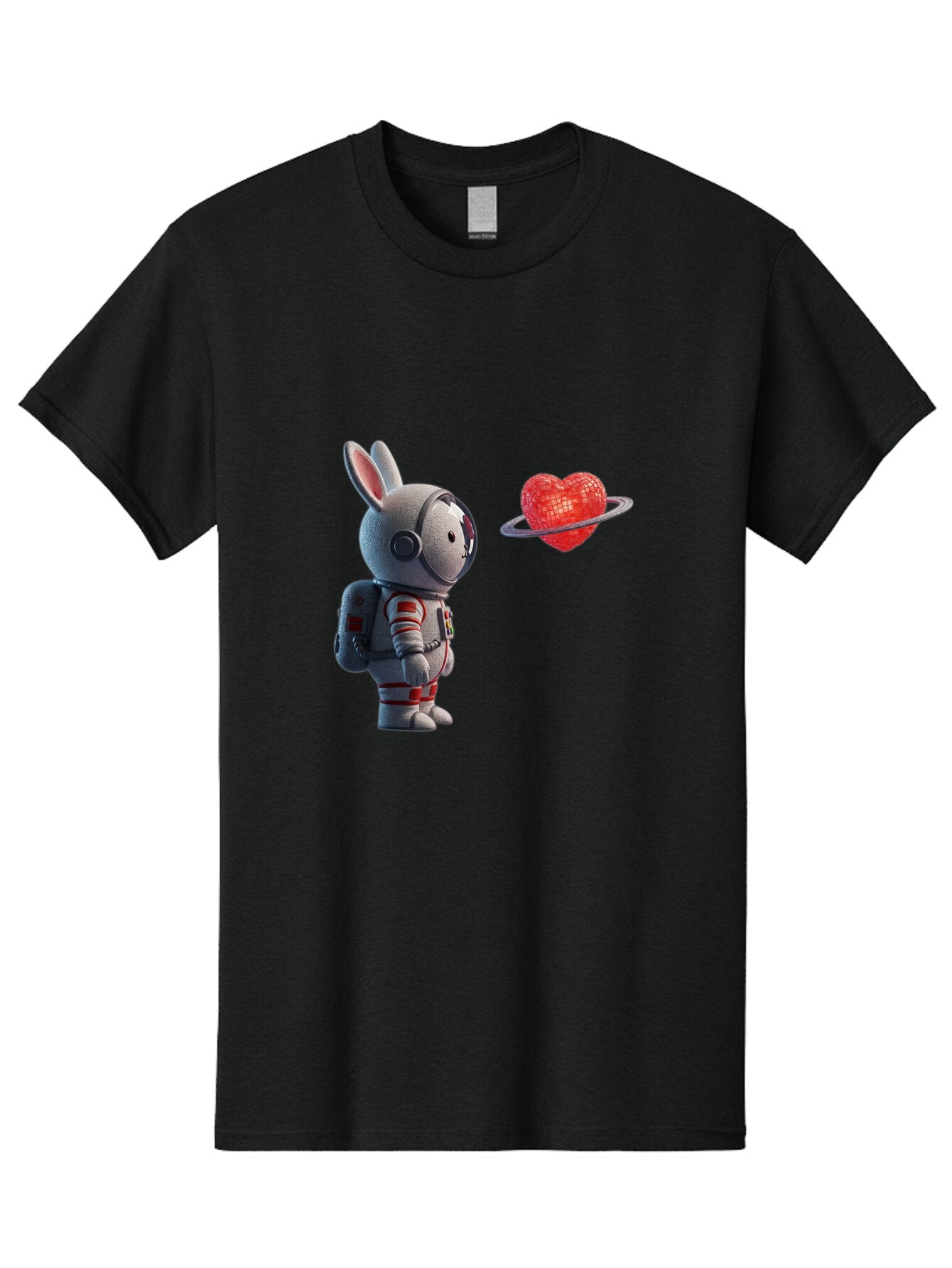 Rabbit-Astronaut-And-Heart-Planet Men'S Graphic Tee, 100% Cotton, Comfortable Casual Summer Wear, Machine Washable, Vintage Camera, Old Camera, Antique Camera, Black Camera, Classic Photography, Photography Equipment, Nostalgic Device, Bap890 3