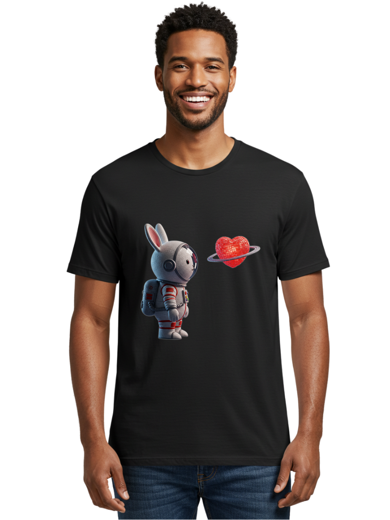 Rabbit-Astronaut-And-Heart-Planet Men'S Graphic Tee, 100% Cotton, Comfortable Casual Summer Wear, Machine Washable, Vintage Camera, Old Camera, Antique Camera, Black Camera, Classic Photography, Photography Equipment, Nostalgic Device, Bap890 16