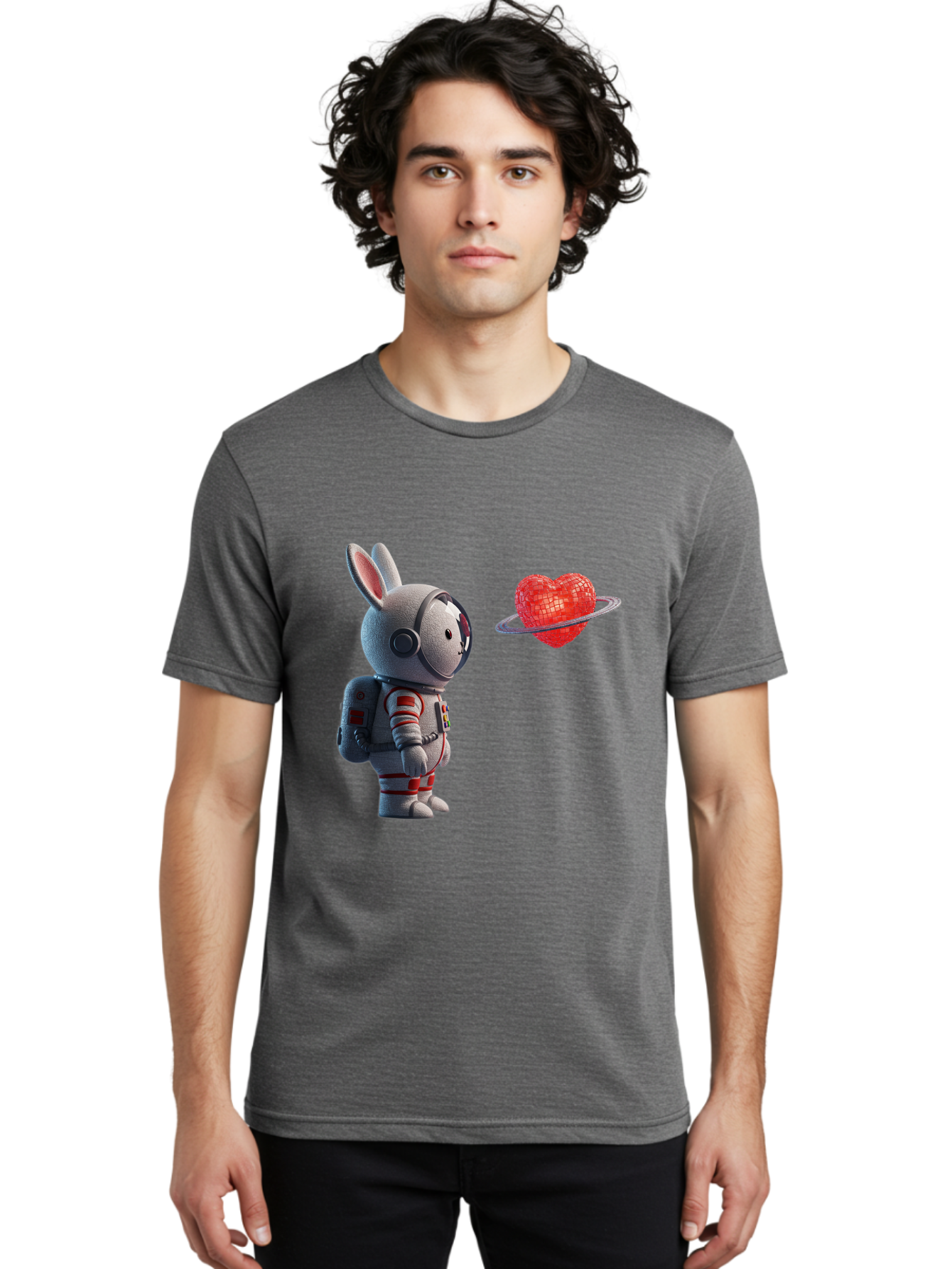 Rabbit-Astronaut-And-Heart-Planet Men'S Graphic Tee, 100% Cotton, Comfortable Casual Summer Wear, Machine Washable, Vintage Camera, Old Camera, Antique Camera, Black Camera, Classic Photography, Photography Equipment, Nostalgic Device, Bap890 21