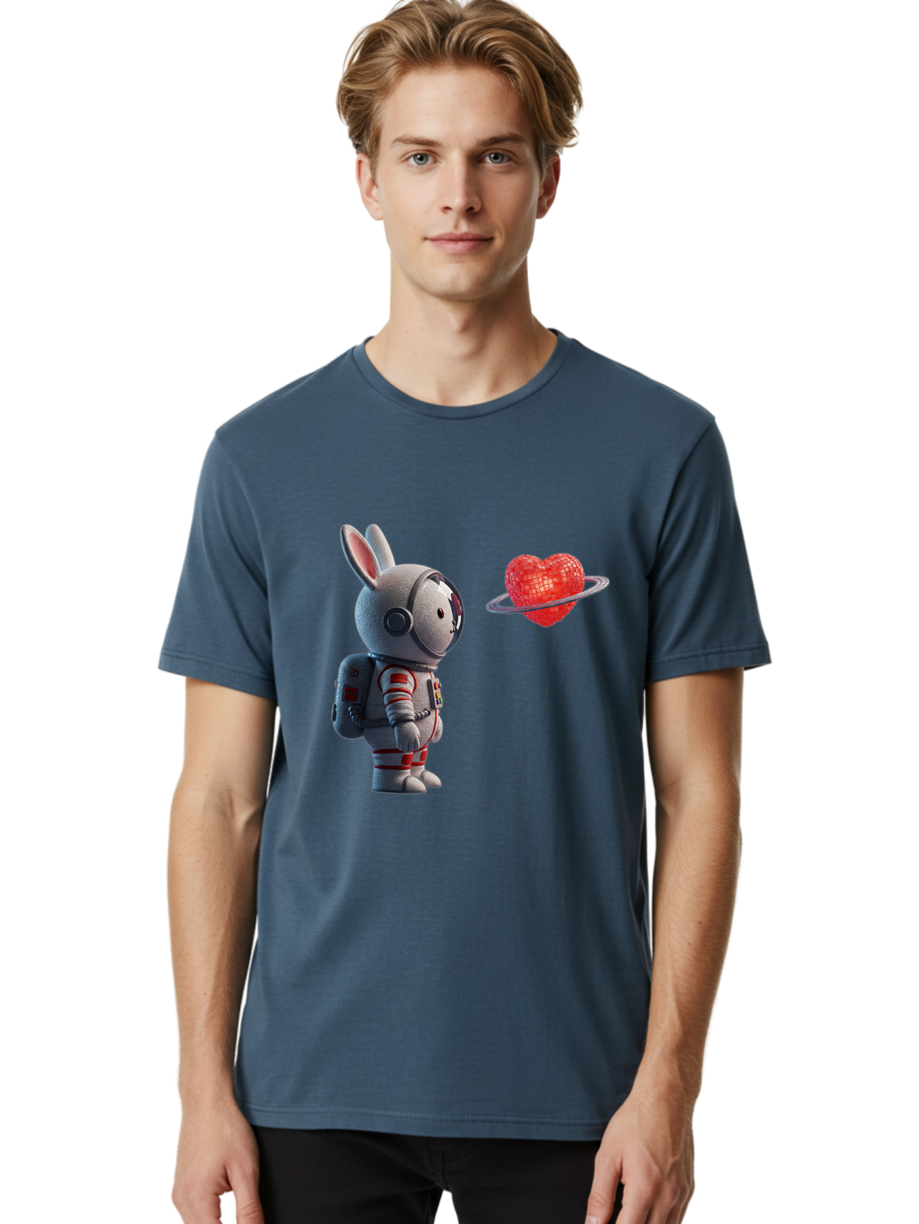 Rabbit-Astronaut-And-Heart-Planet Men'S Graphic Tee, 100% Cotton, Comfortable Casual Summer Wear, Machine Washable, Vintage Camera, Old Camera, Antique Camera, Black Camera, Classic Photography, Photography Equipment, Nostalgic Device, Bap890 23