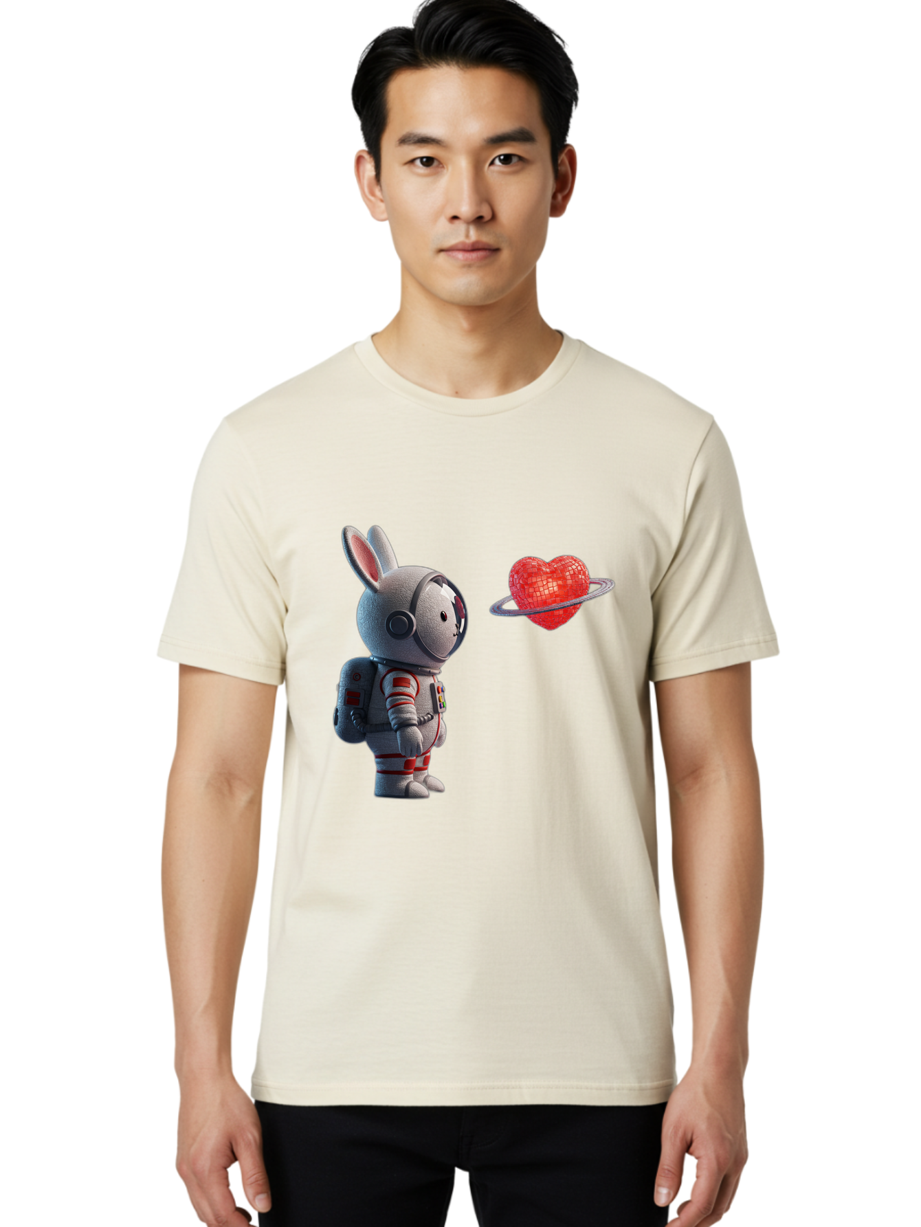 Rabbit-Astronaut-And-Heart-Planet Men'S Graphic Tee, 100% Cotton, Comfortable Casual Summer Wear, Machine Washable, Vintage Camera, Old Camera, Antique Camera, Black Camera, Classic Photography, Photography Equipment, Nostalgic Device, Bap890 28