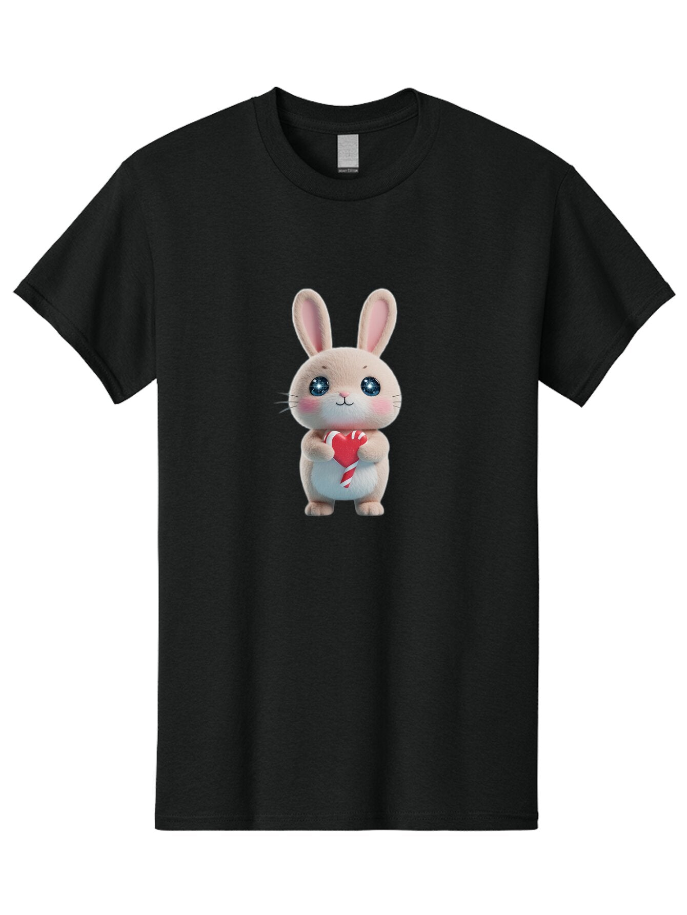 Rabbit-Holding-Heart Men'S Graphic Tee, 100% Cotton, Comfortable Casual Summer Wear, Machine Washable, Vintage Camera, Old Camera, Antique Camera, Black Camera, Classic Photography, Photography Equipment, Nostalgic Device, Film Camera, Bap891 6