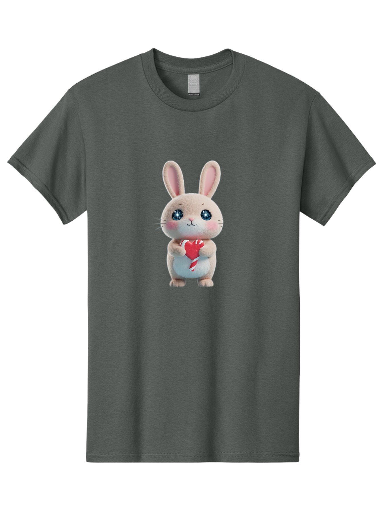Rabbit-Holding-Heart Men'S Graphic Tee, 100% Cotton, Comfortable Casual Summer Wear, Machine Washable, Vintage Camera, Old Camera, Antique Camera, Black Camera, Classic Photography, Photography Equipment, Nostalgic Device, Film Camera, Bap891 12