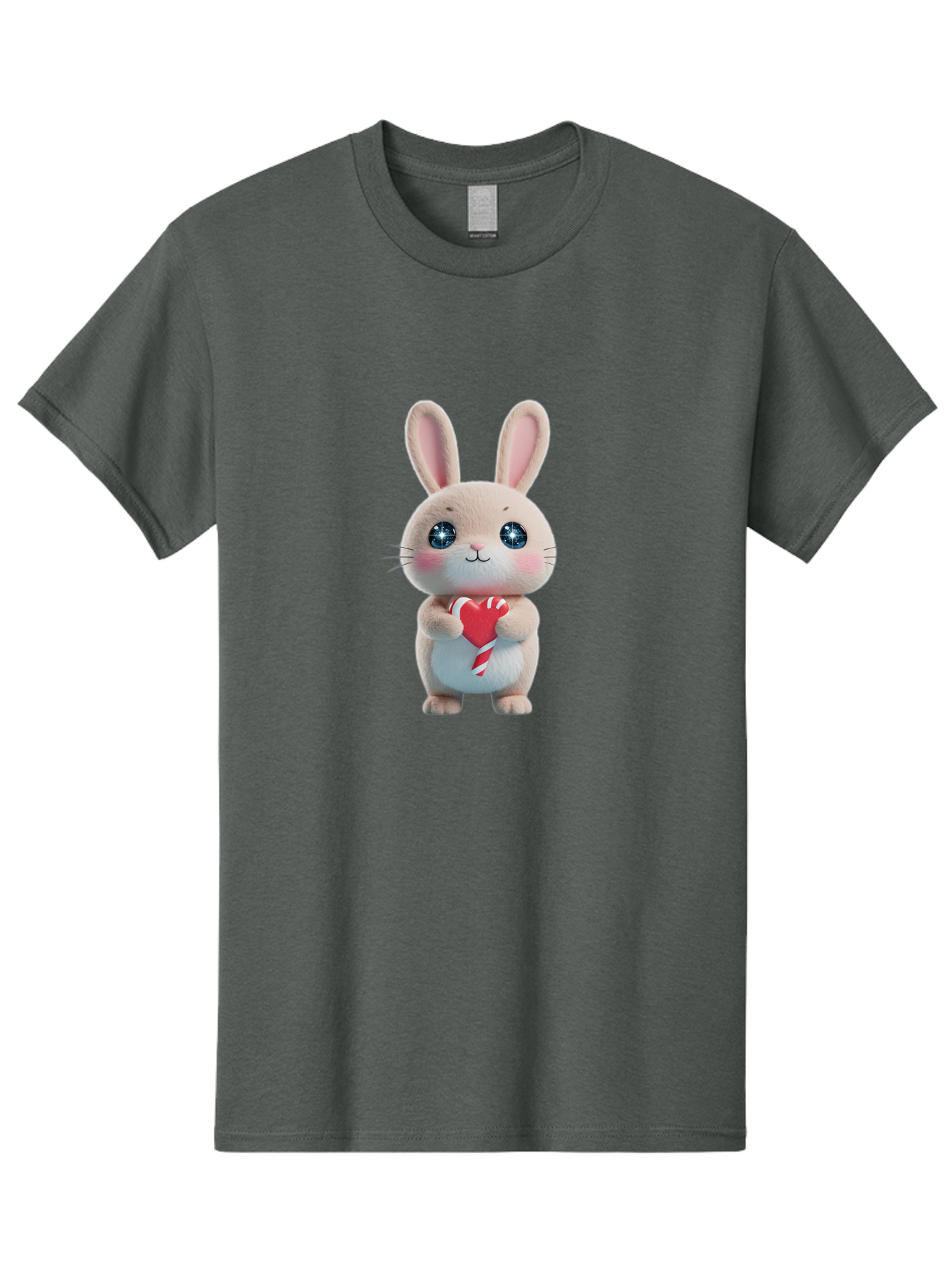 Rabbit-Holding-Heart Men'S Graphic Tee, 100% Cotton, Comfortable Casual Summer Wear, Machine Washable, Vintage Camera, Old Camera, Antique Camera, Black Camera, Classic Photography, Photography Equipment, Nostalgic Device, Film Camera, Bap891 13