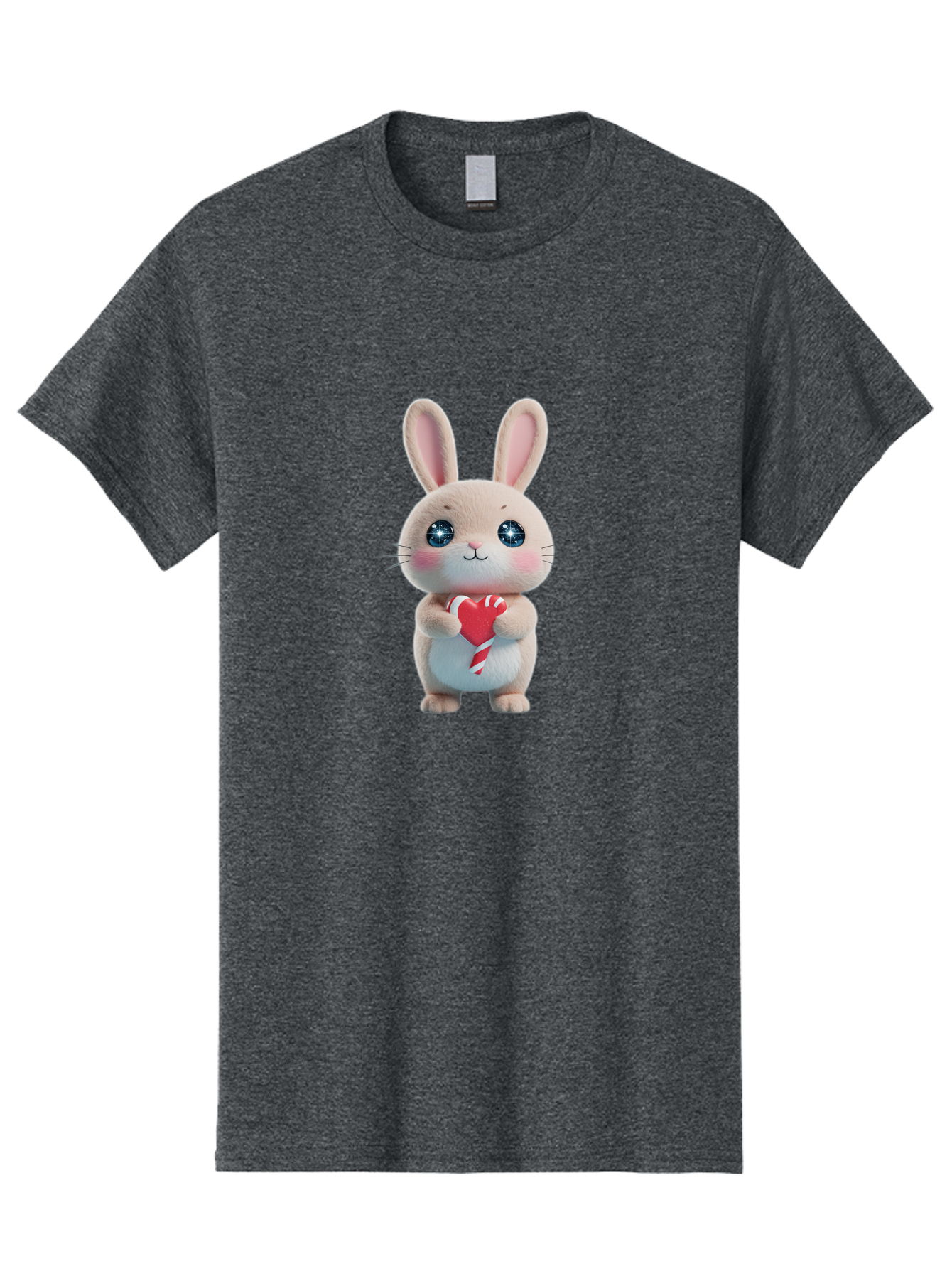 Rabbit-Holding-Heart Men'S Graphic Tee, 100% Cotton, Comfortable Casual Summer Wear, Machine Washable, Vintage Camera, Old Camera, Antique Camera, Black Camera, Classic Photography, Photography Equipment, Nostalgic Device, Film Camera, Bap891 15